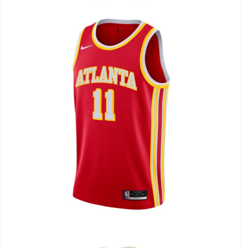 NBA Men Season 2020 Atlanta Hawks Red #11 YOUNG Jersey High Quality Name and Number Print - leoleo123123