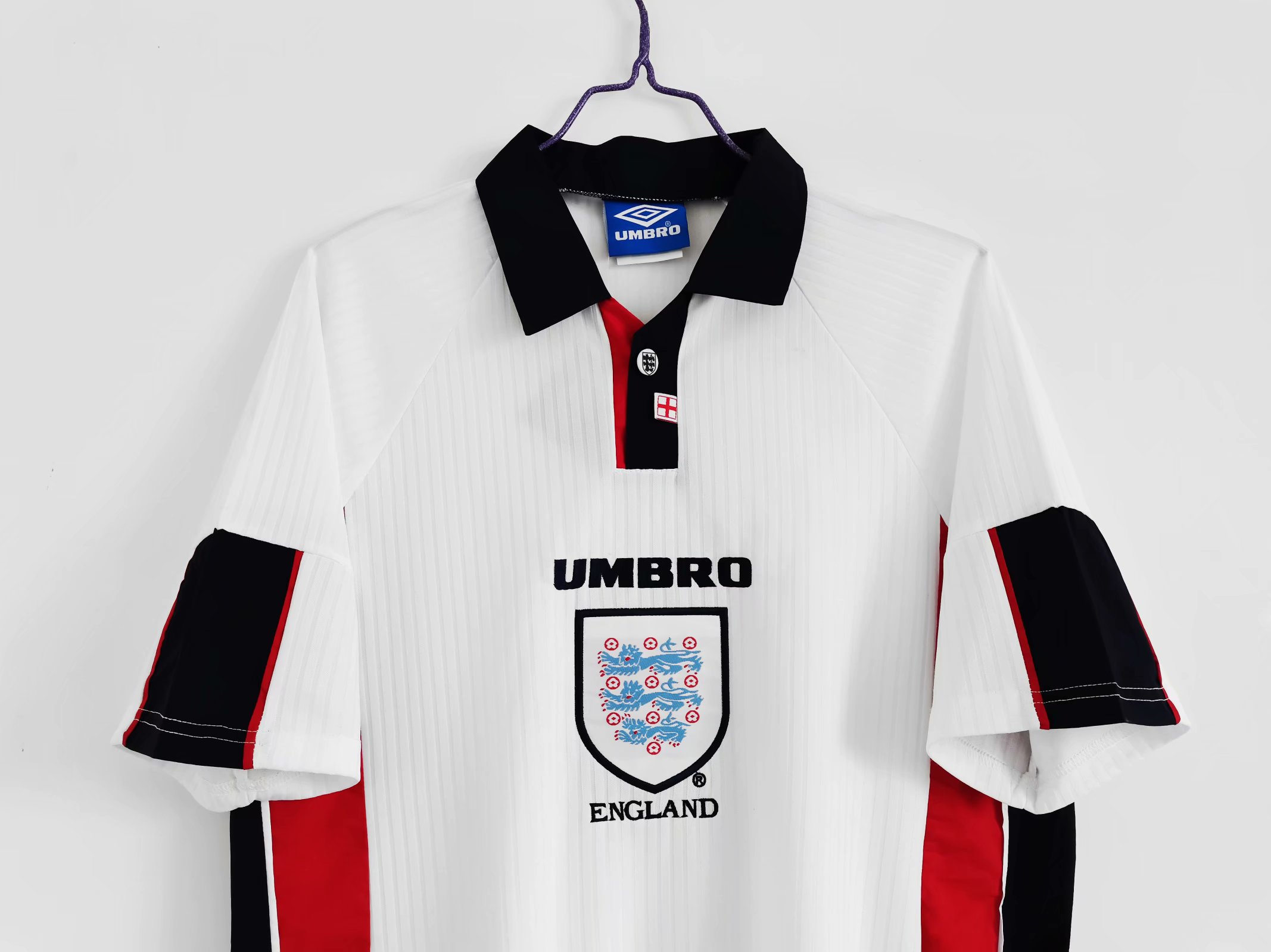 1998 England Home Retro Jersey - leoleo123123