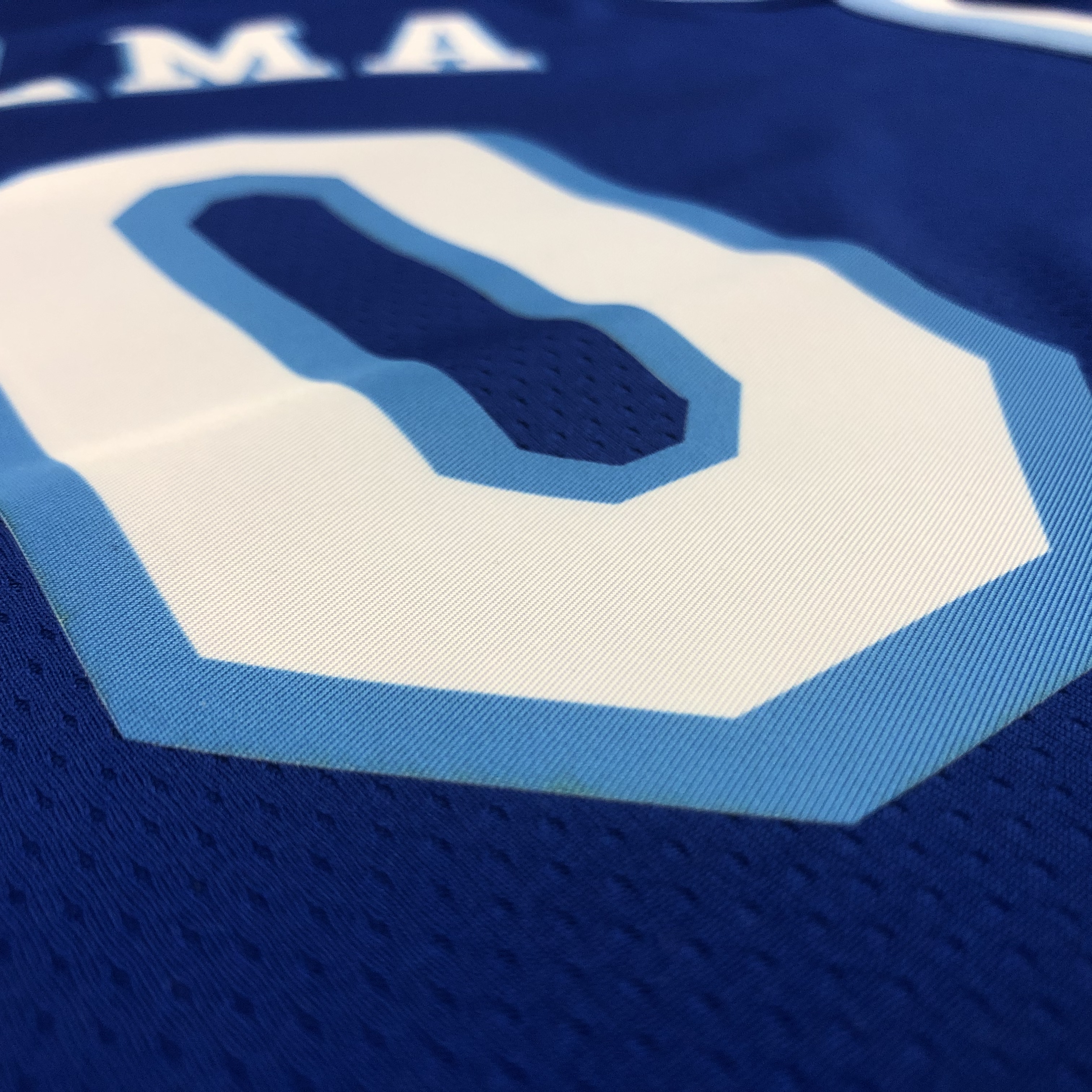 NBA Men Los Angeles Lakers Retro in Latin #0 KUZMA Blue Round Neck Jersey High Quality Name and Number Print - leoleo123123