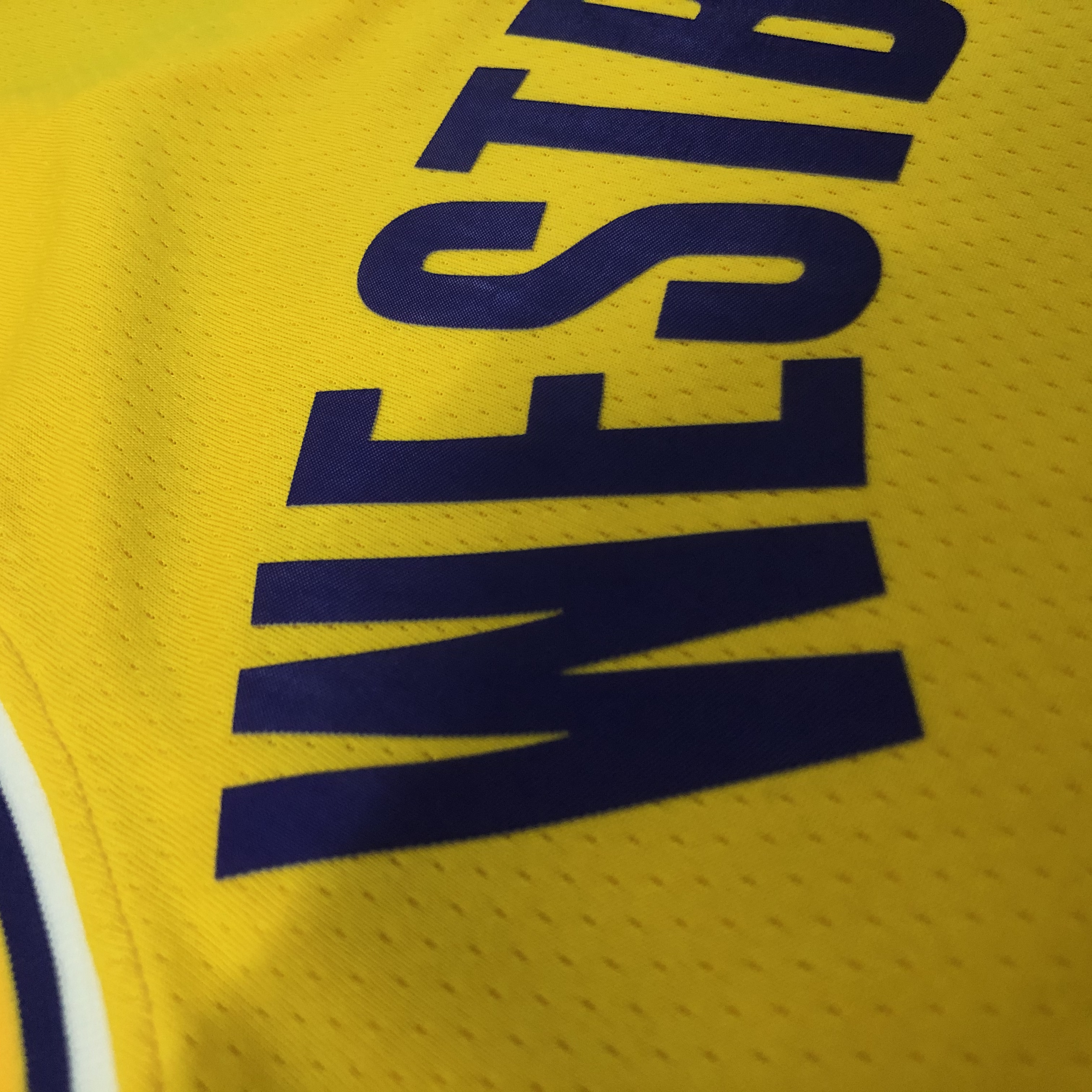 NBA 75th Anniversary Los Angeles Lakers Yellow Round Neck #0 WESTBROOK Jersey High Quality Name and Number Print - leoleo123123