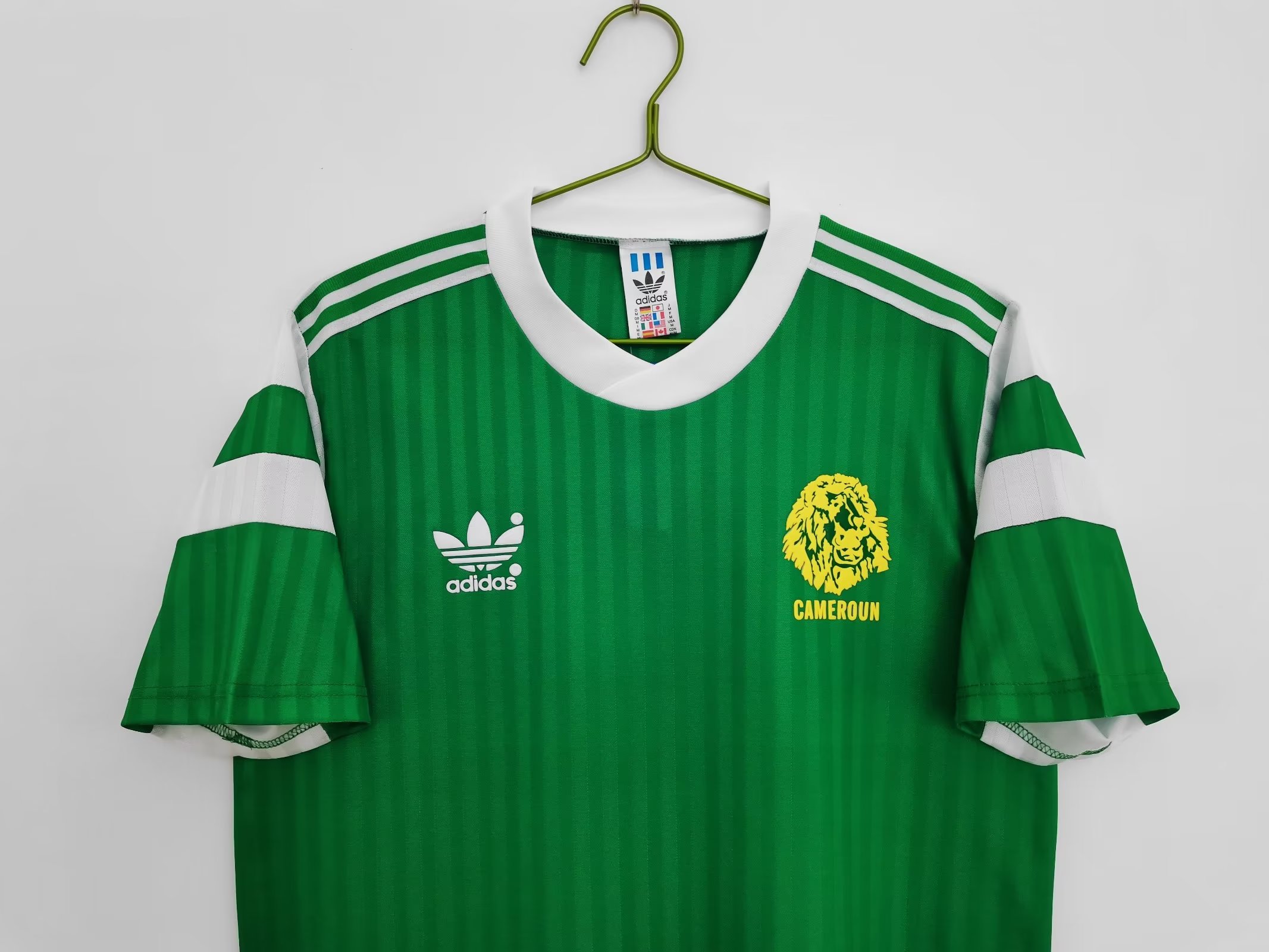 1990 Cameroon Home Jersey Fans Version 1:1 Quality - leoleo123123