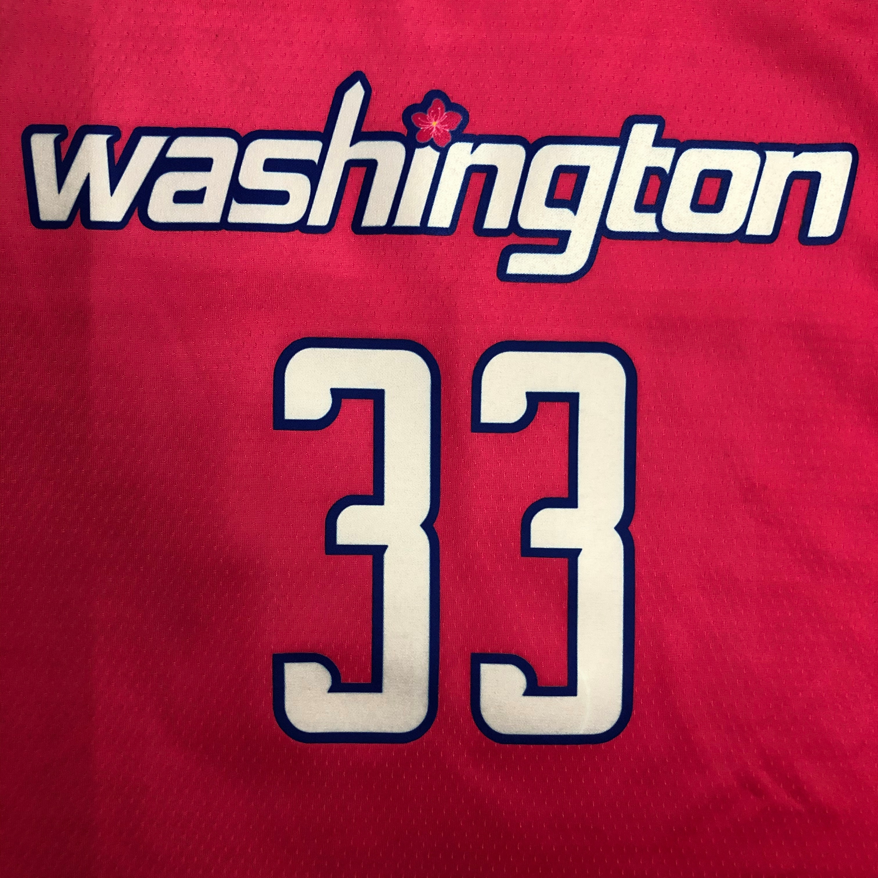 NBA Men Season 2023 Washington Wizards Pink #33 KUZMA Jersey High Quality Name and Number Print - leoleo123123