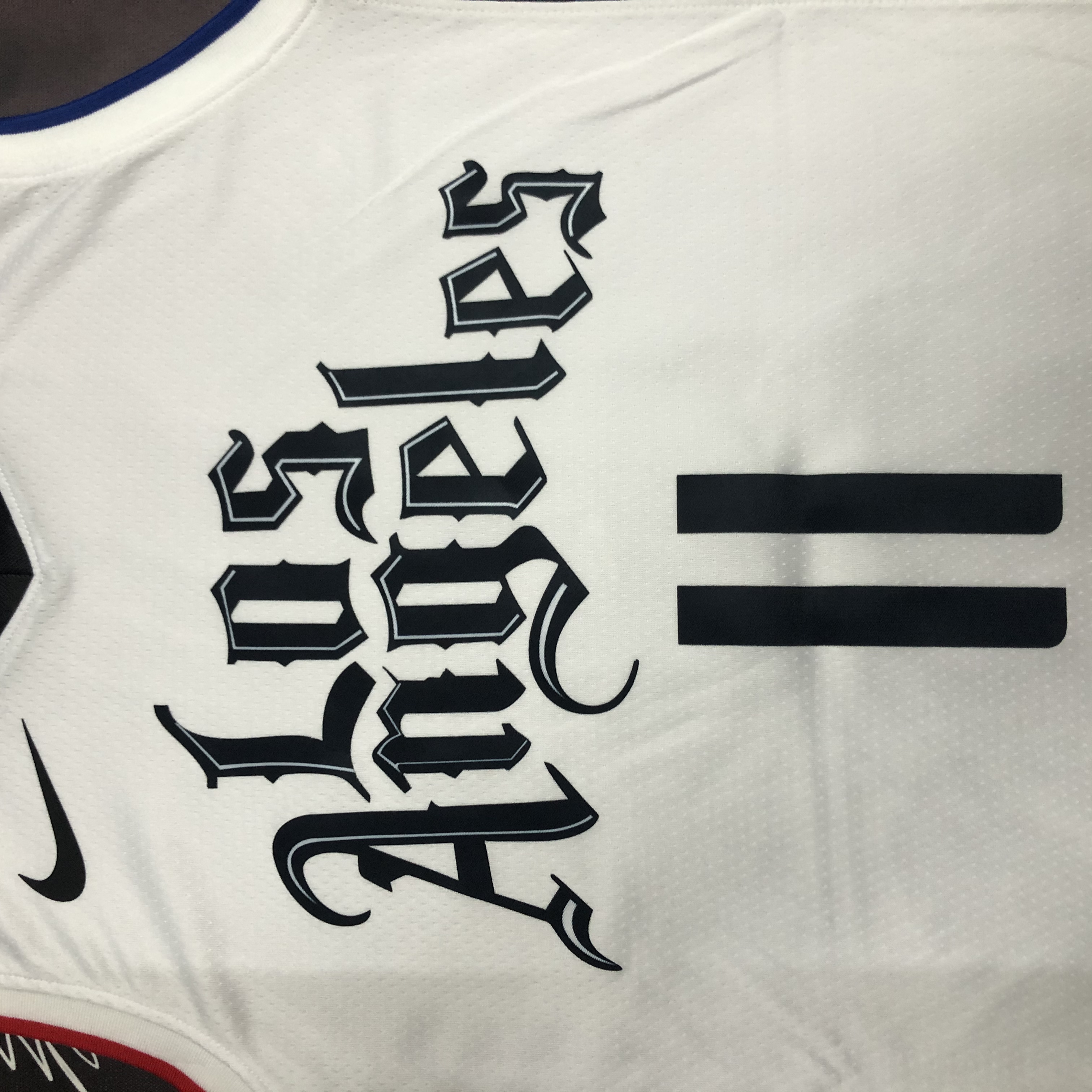 NBA Season 20-21 Men Los Angeles Clippers in Latin White City #11 WALL Jersey High Quality Name and Number Print - leoleo123123