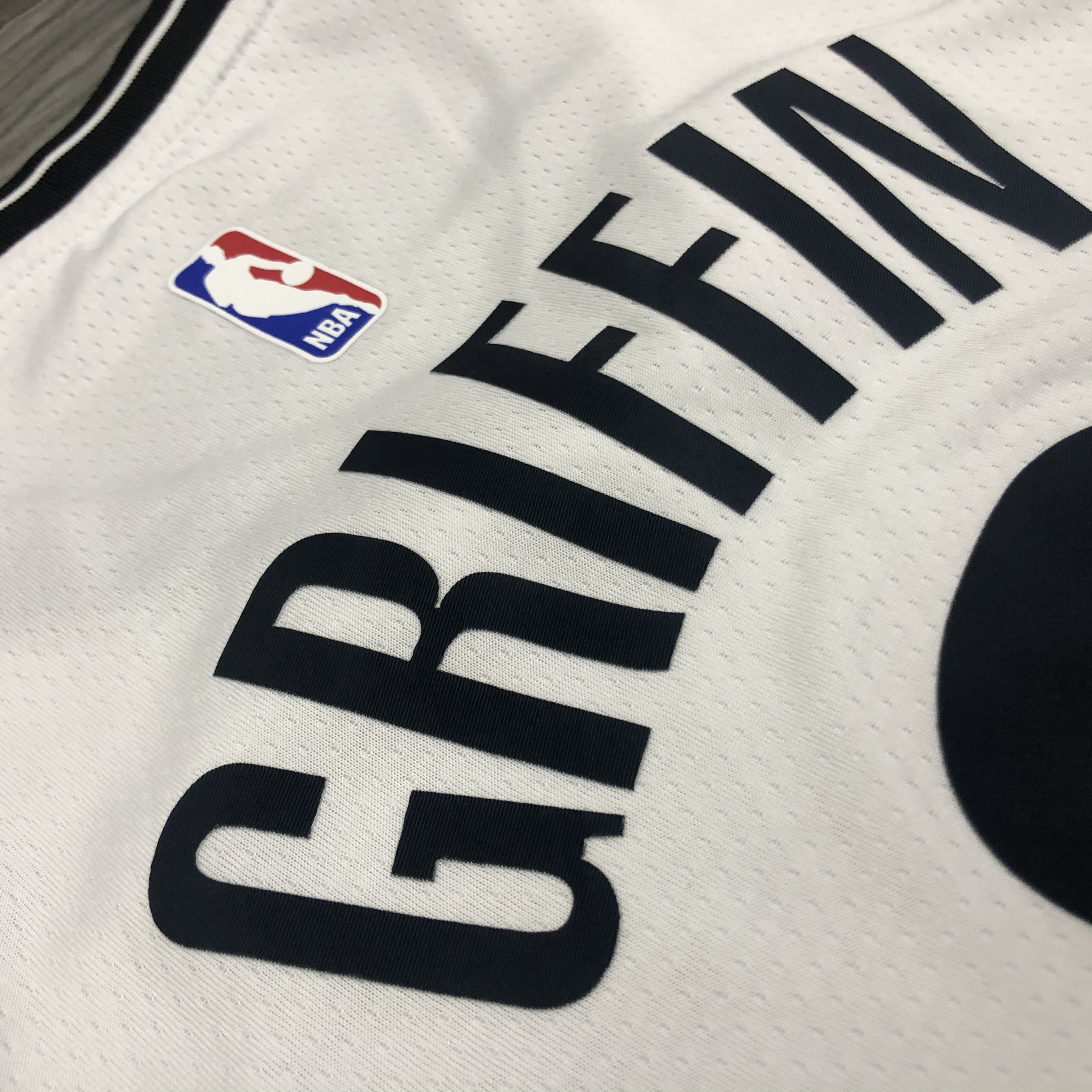 NBA Men New Brooklyn Nets White #2 GRIFFIN Jersey High Quality Name and Number Print - leoleo123123
