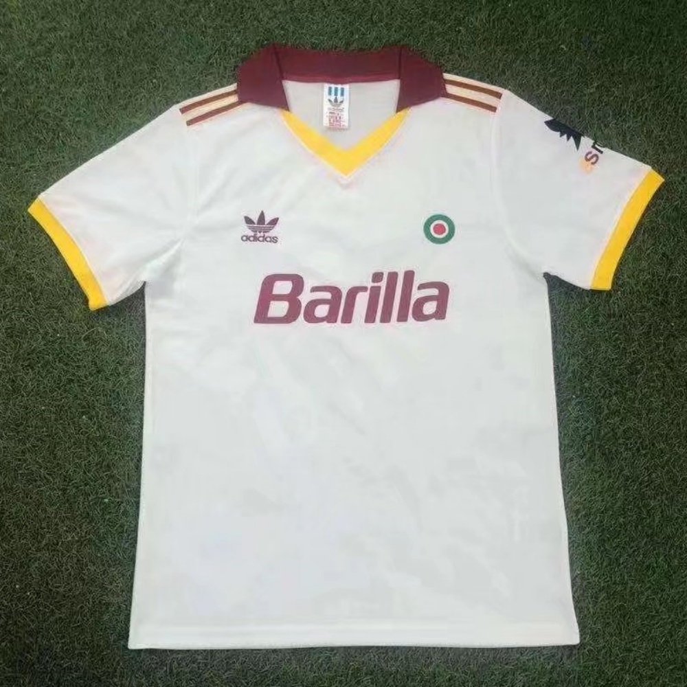 91/92 Roma Away Retro Jersey - leoleo123123