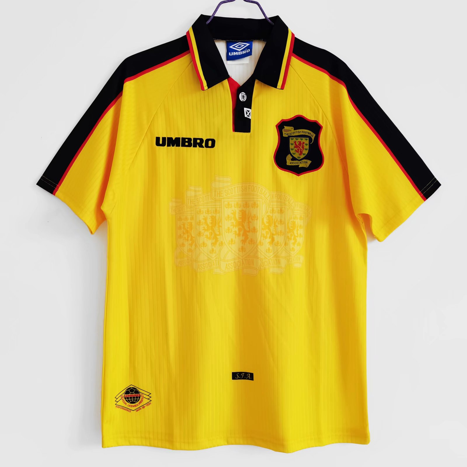 86-88 Scotland Away Retro Jersey - leoleo123123