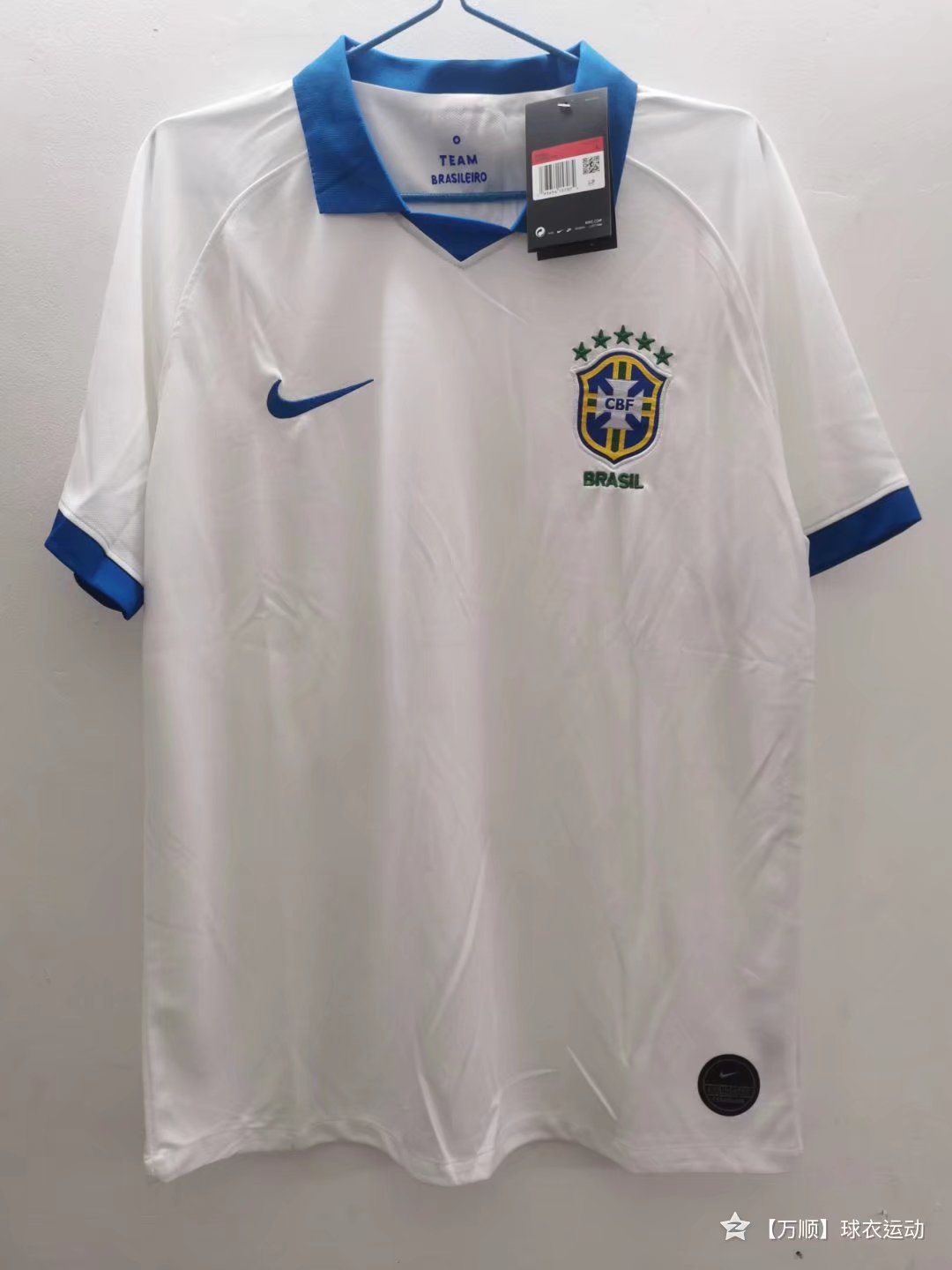 2019 Brazil Away White Retro Jersey - leoleo123123