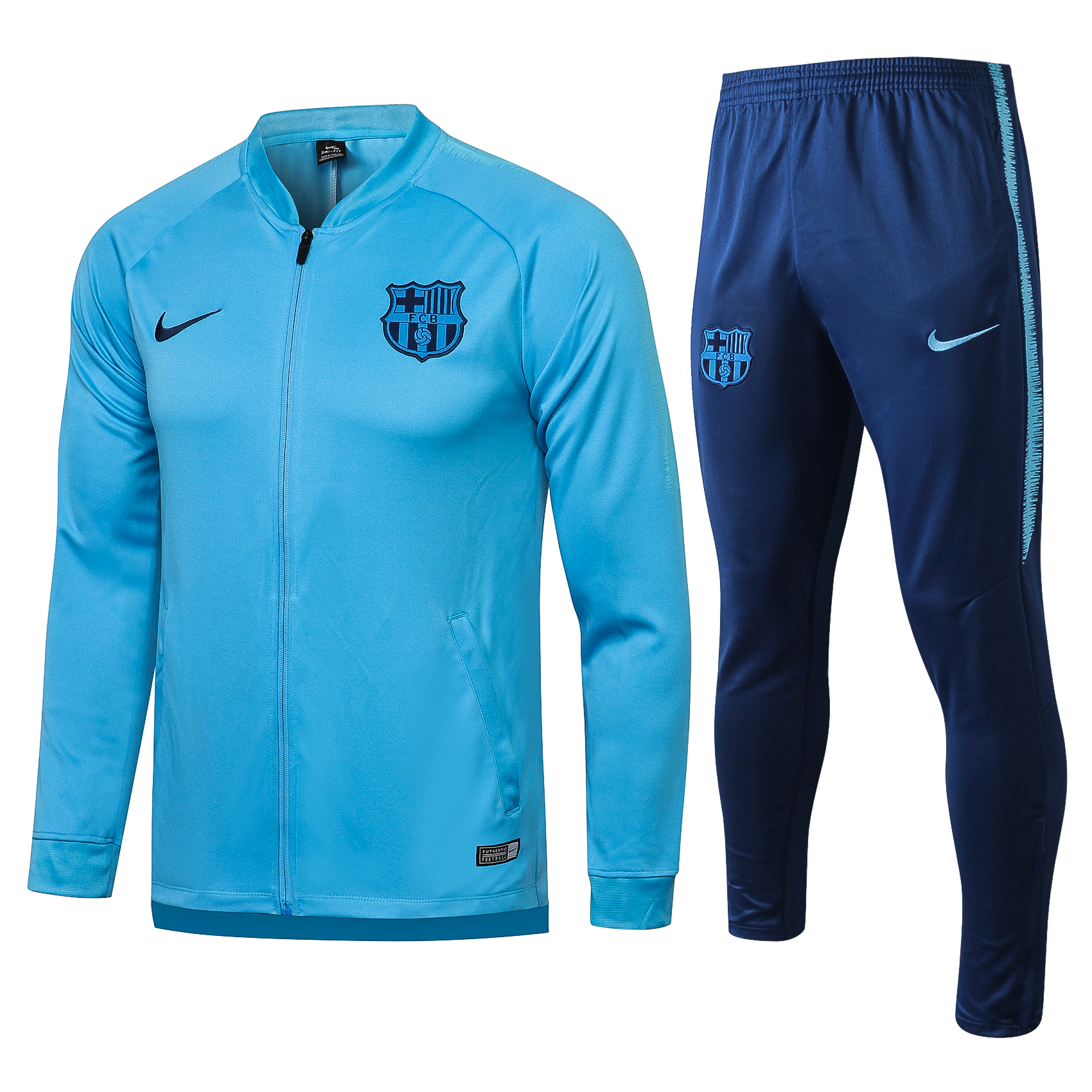 21/22 Barcelona Sky Blue Jacket Tracksuit Thai Quality - leoleo123123