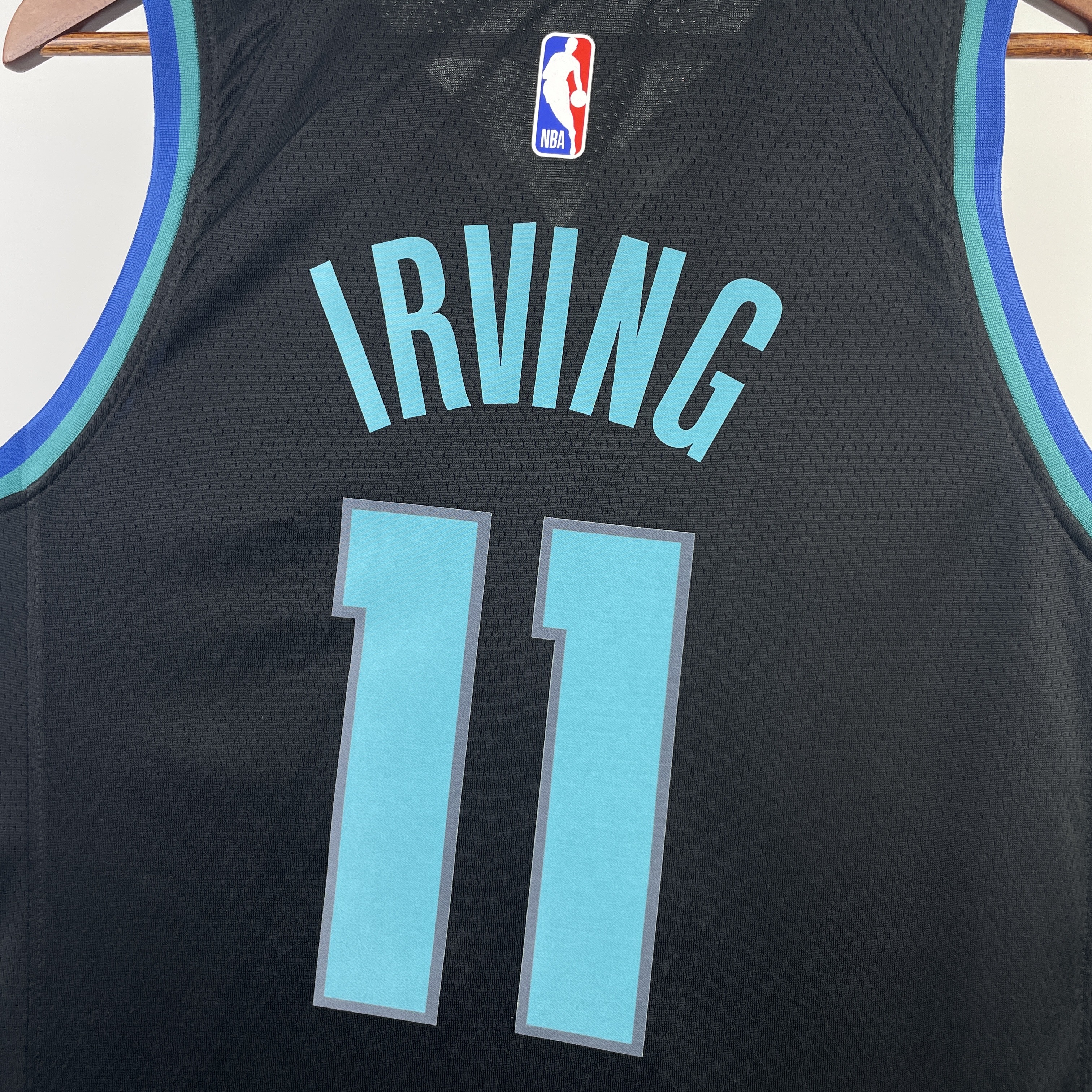 NBA Men Season 2023 Dallas Mavericks Black #11 IRVING Jersey High Quality Name and Number Print - leoleo123123