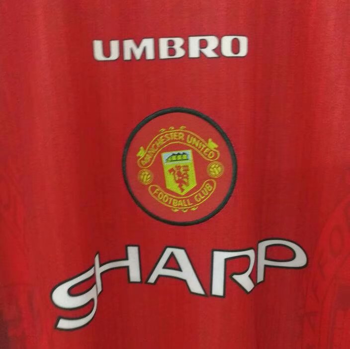 96 Man United Home Retro Jersey - leoleo123123