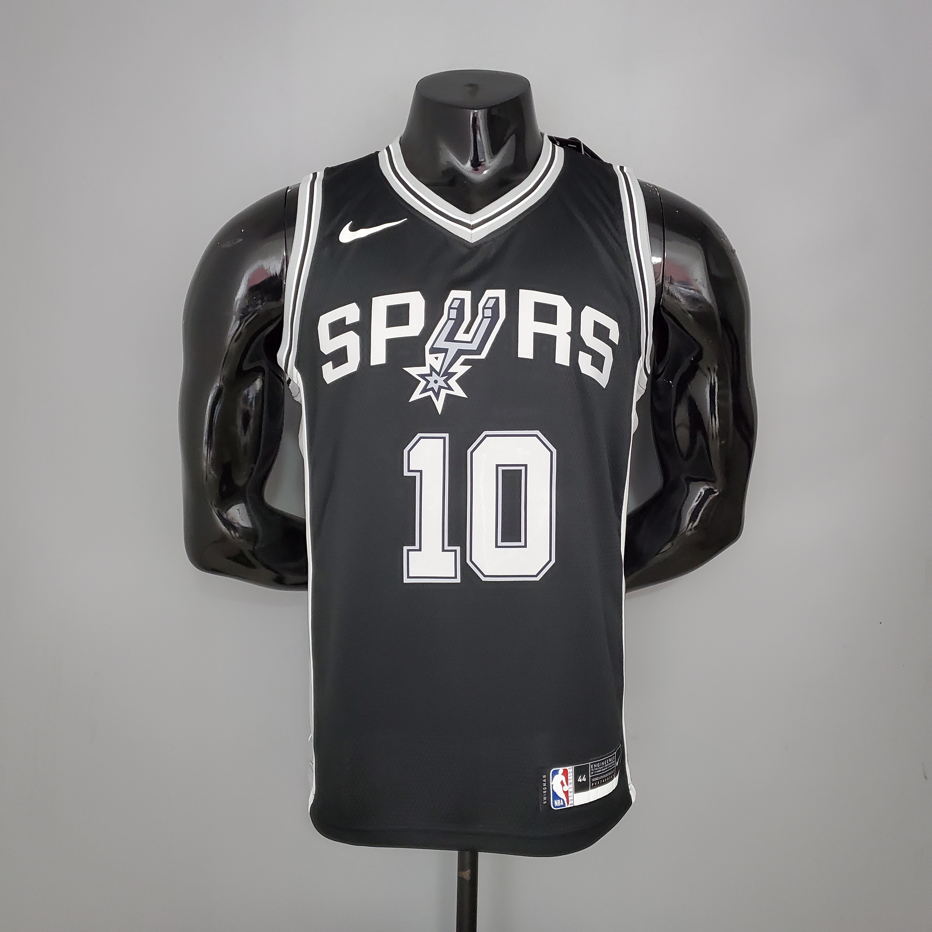 NBA Men San Antonio Spurs Black #10 DEROZAN Jersey High Quality Name and Number Print - leoleo123123