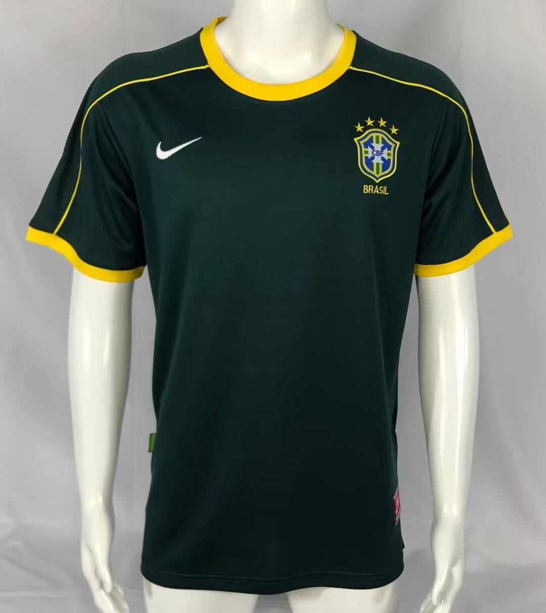 1998 Brazil Goalkeeper Retro Jersey - leoleo123123
