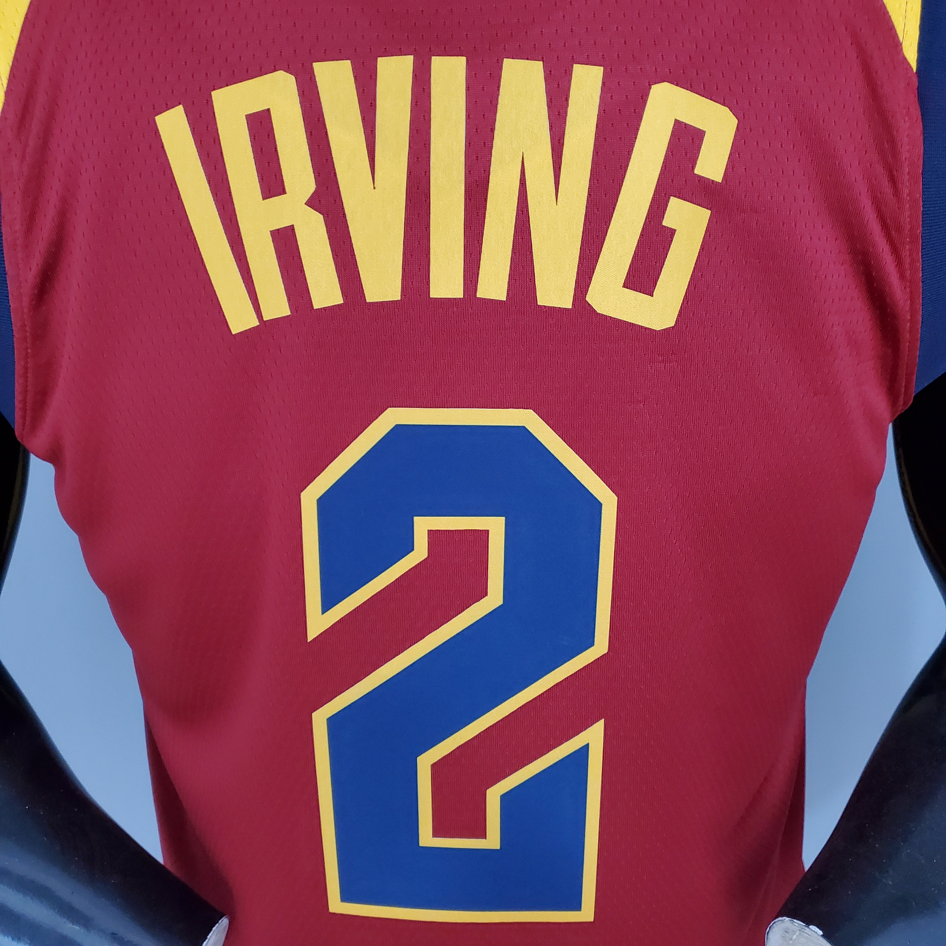 NBA Men Cleveland Cavaliers Red #2 IRVING Jersey High Quality Name and Number Print - leoleo123123