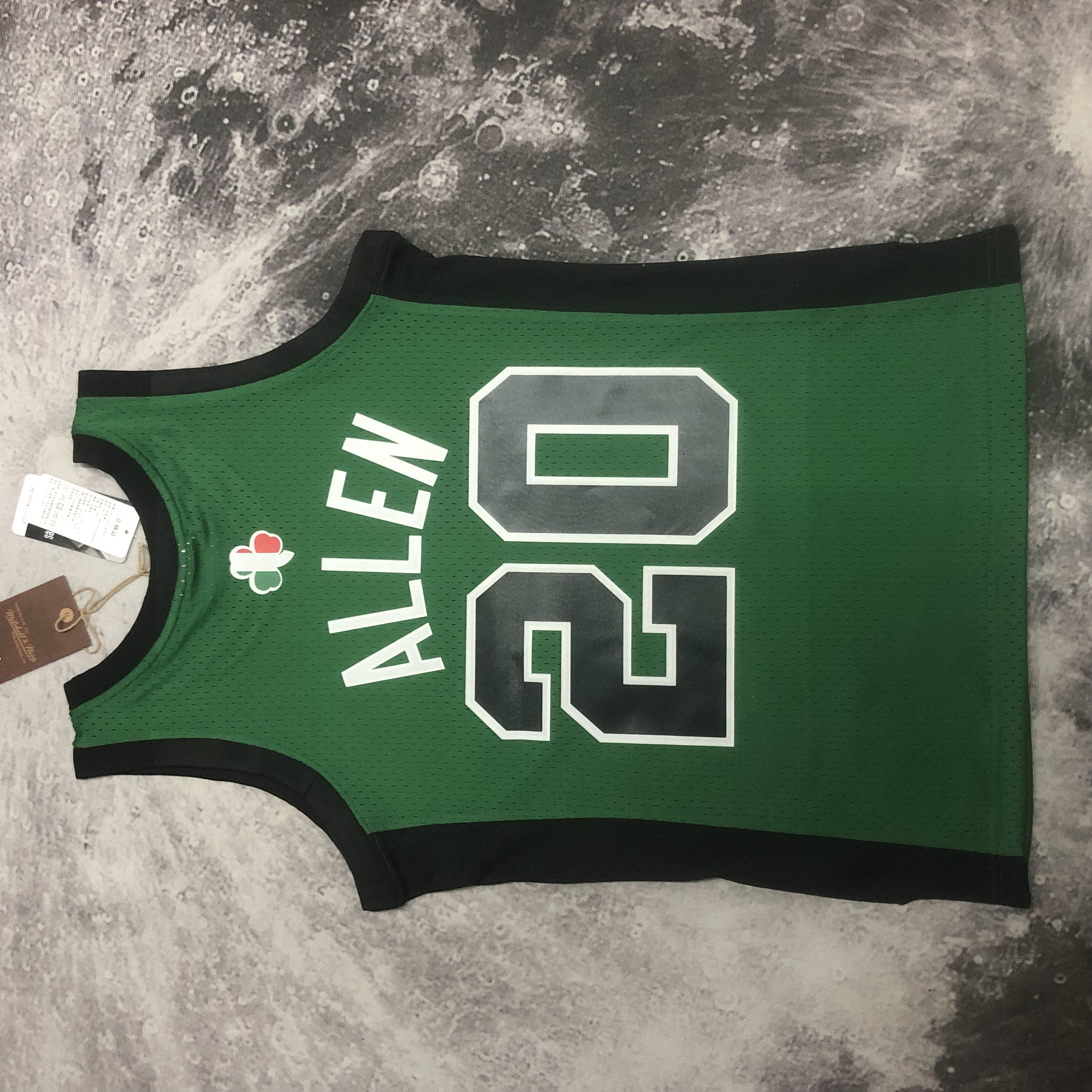 NBA Men Boston Celtics #20 ALLEN Mitchell & Ness 2007/08 Italy Games Hardwood Classics Swingman Jersey - leoleo123123