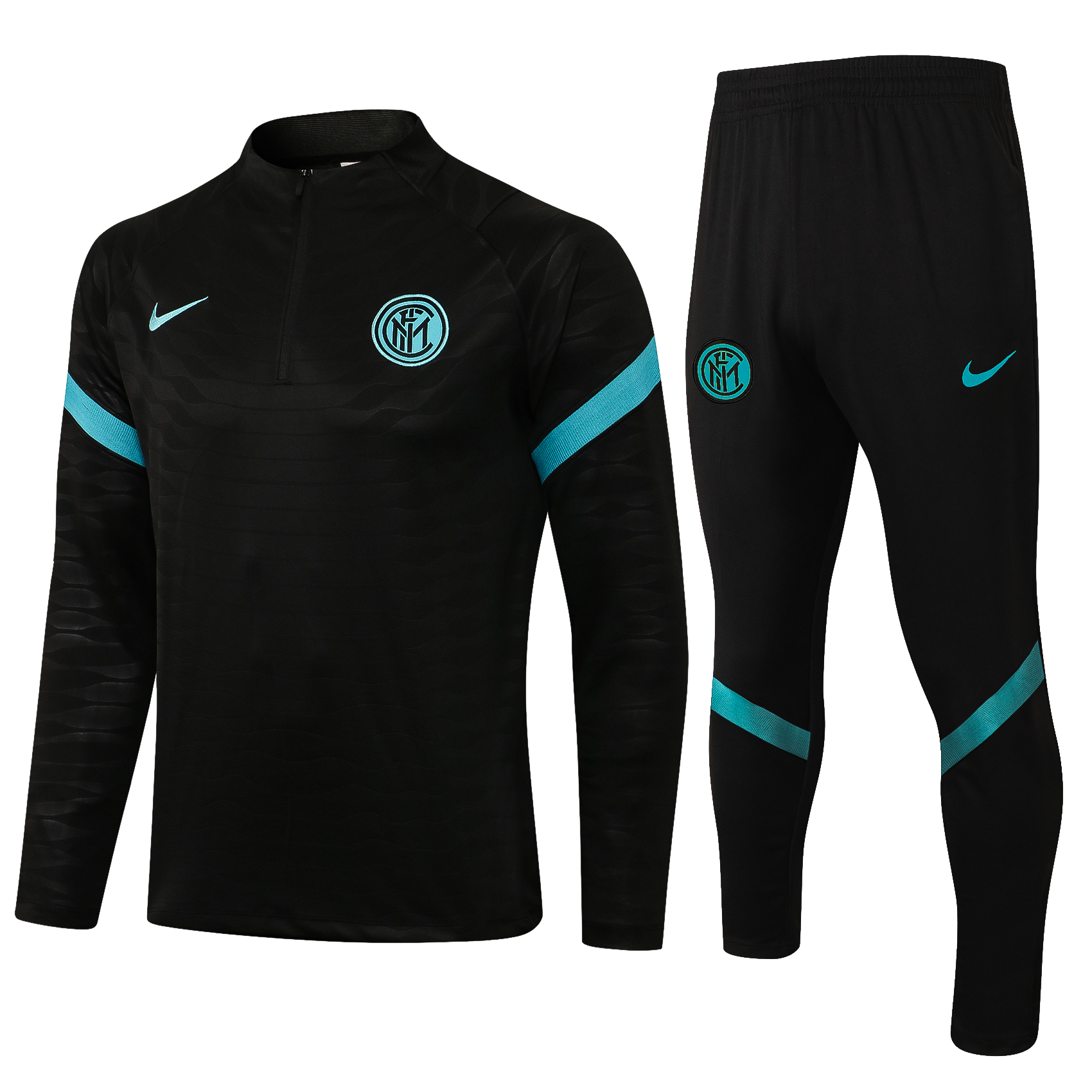 21-22 Inter Milan Black Sweater Tracksuit Thai Quality - leoleo123123