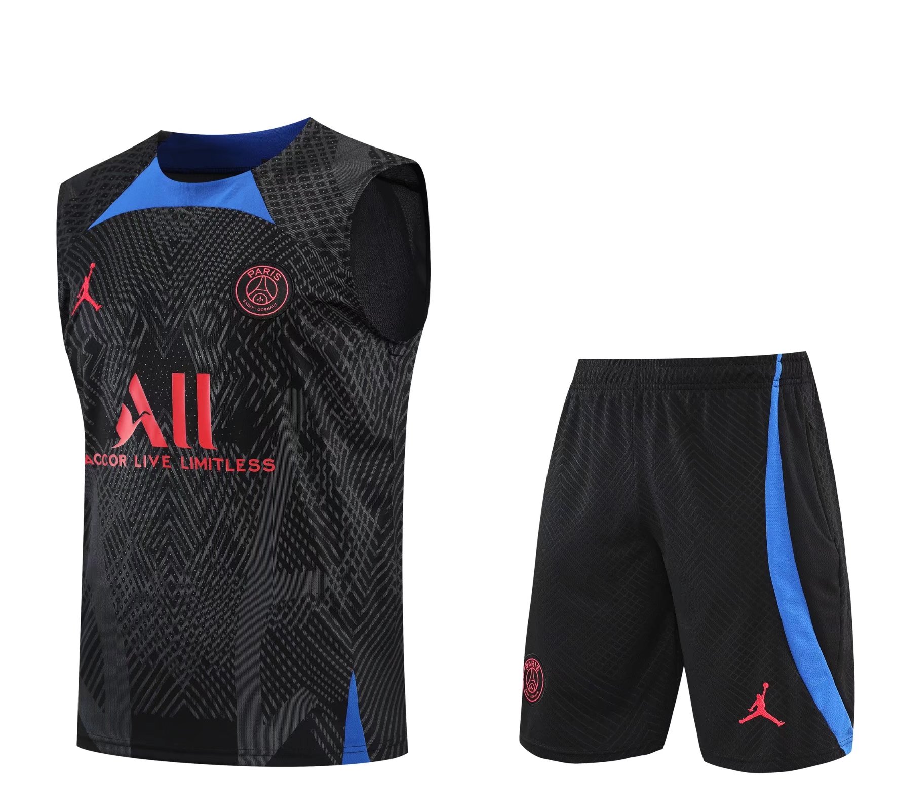 22/23 PSG Black Training Vest Training suit - leoleo123123