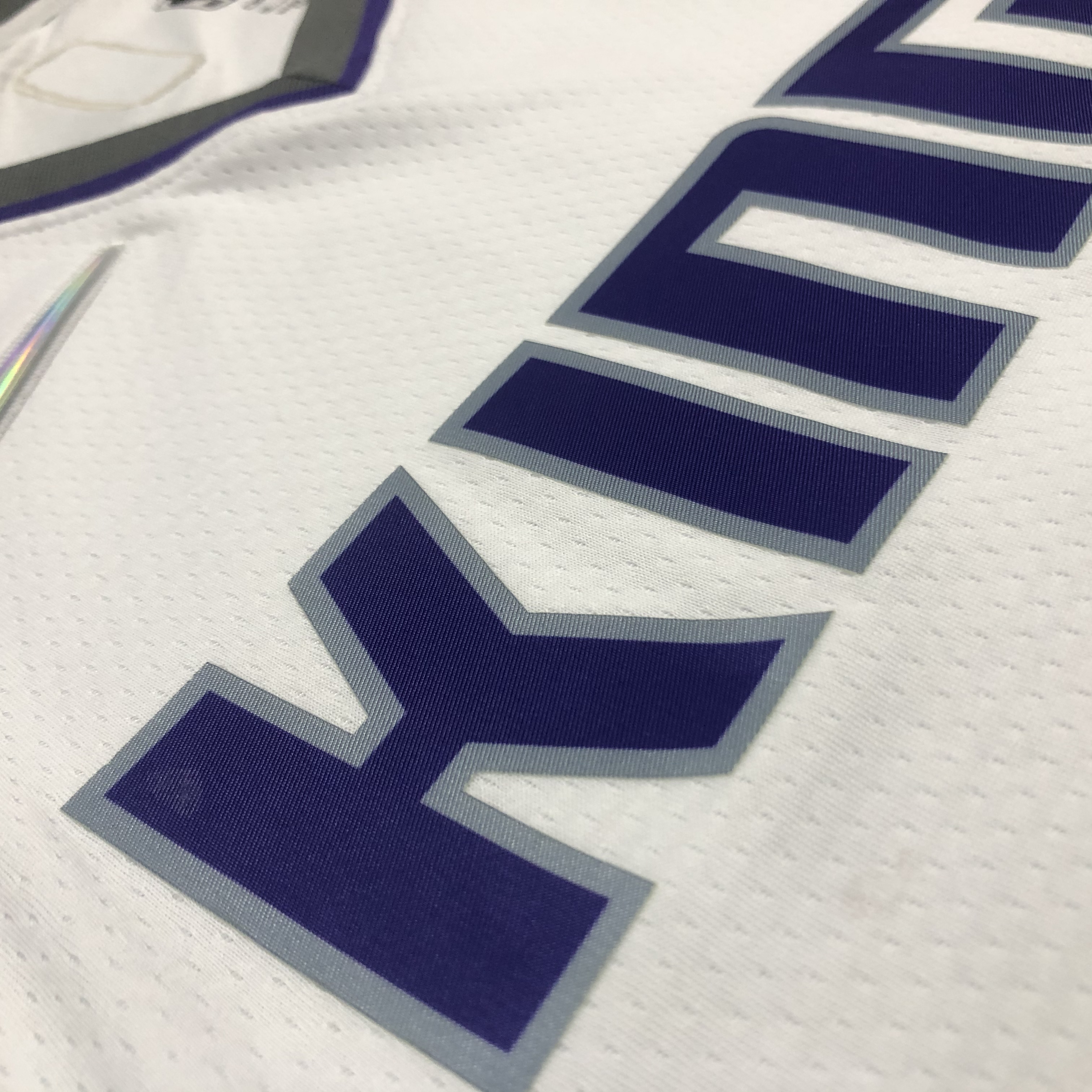 NBA 75th Anniversary Sacramento Kings White #5 FOX Jersey High Quality Name and Number Print - leoleo123123