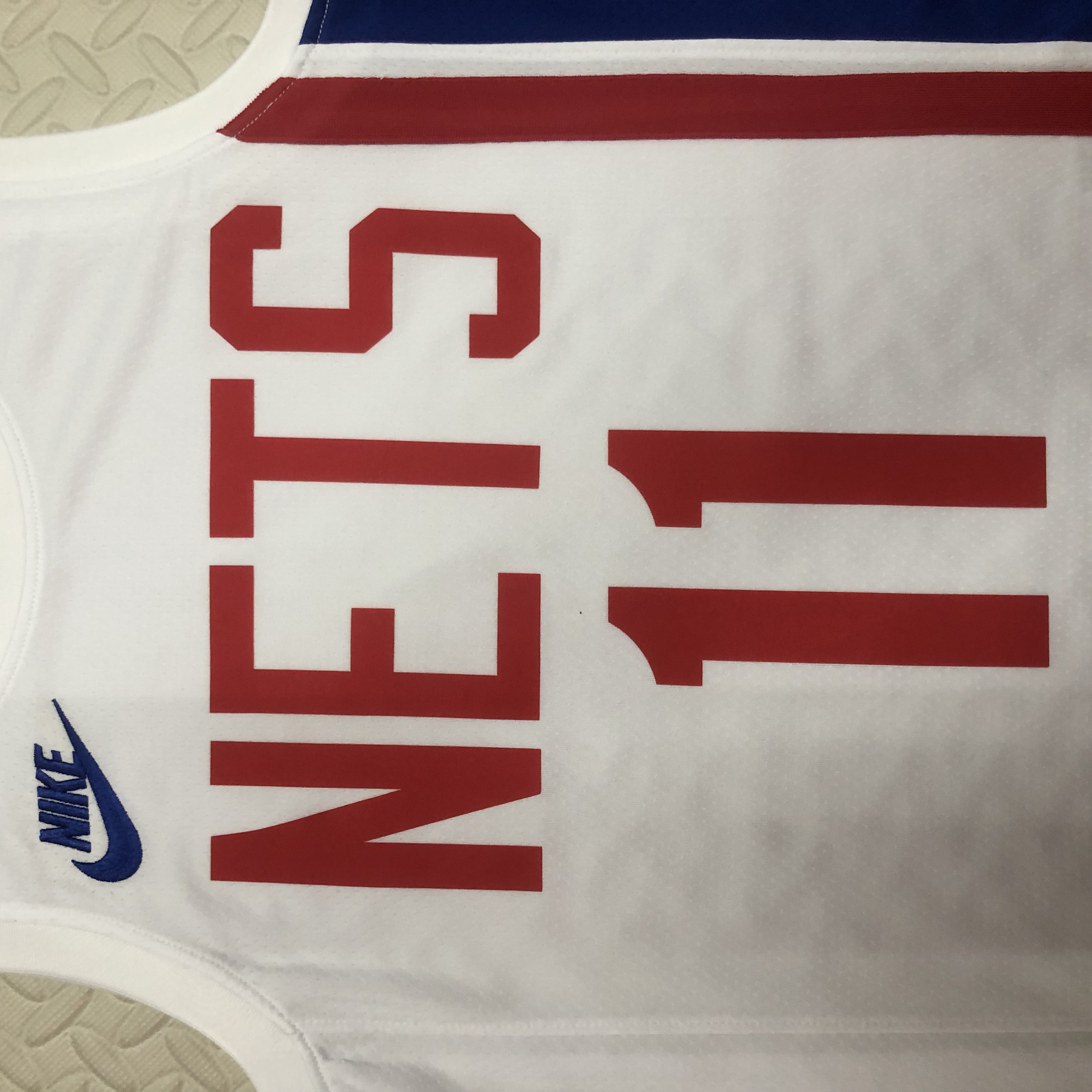 NBA Men Season 2023 Brooklyn Nets White #11 IRVING Jersey High Quality Name and Number Print - leoleo123123
