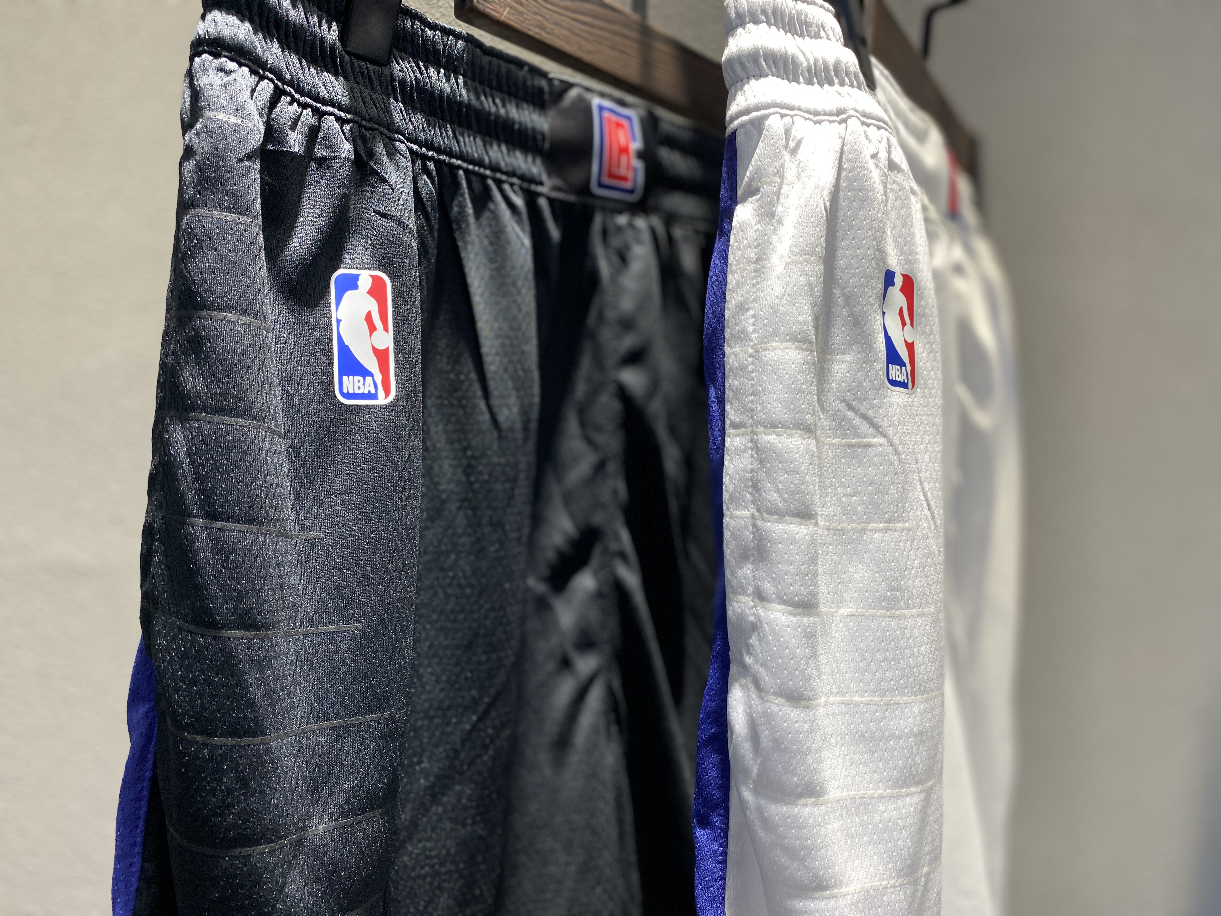 NBA Men Los Angeles Clippers Black Pant Short High Quality Name and Number Print - leoleo123123