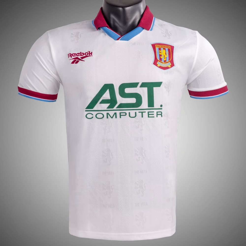 95/97 Aston Villa F.C Away Retro Jersey Fans Version - leoleo123123