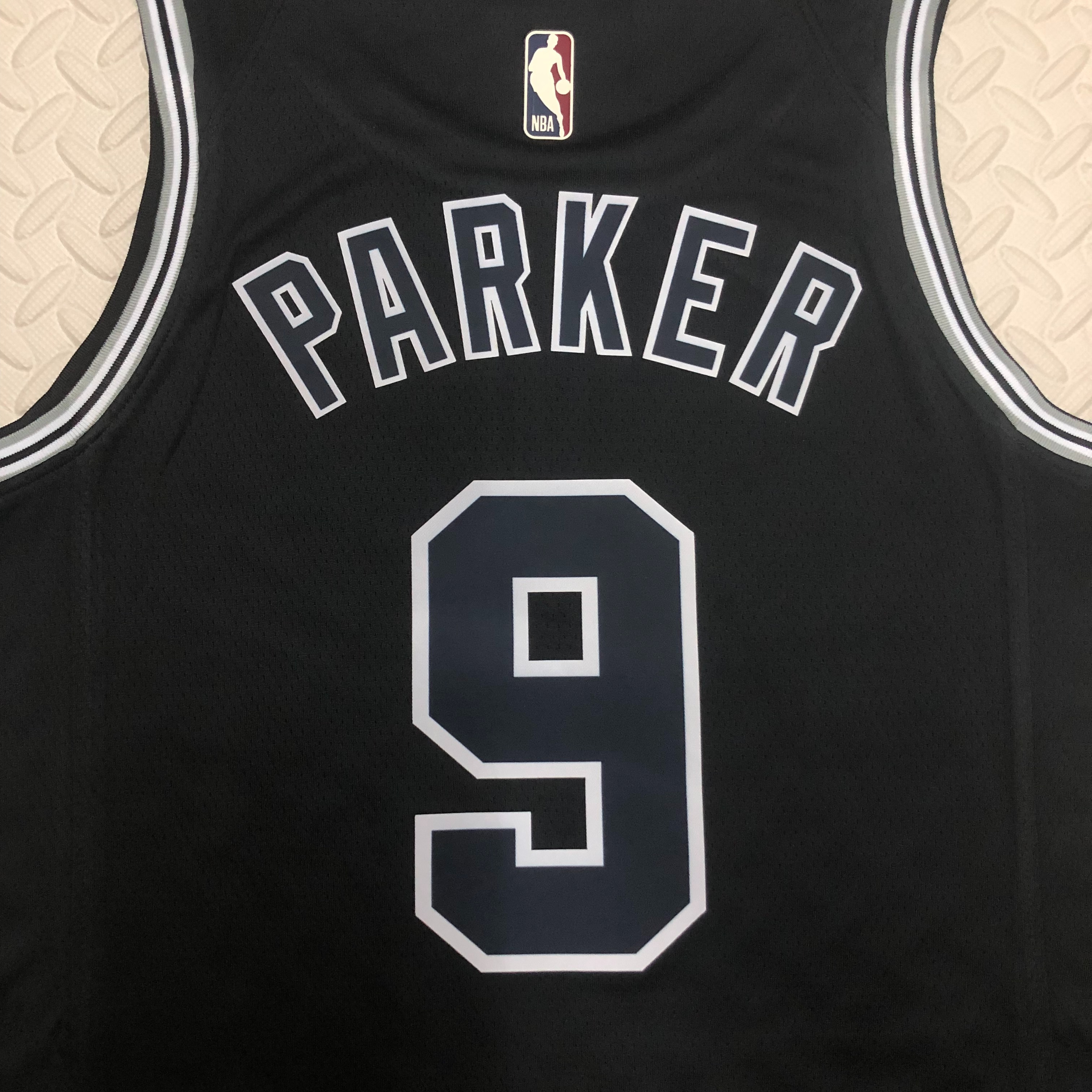 NBA Men Season 2023 San Antonio Spurs Black Retro #9 PARKER Jersey High Quality Name and Number Print - leoleo123123