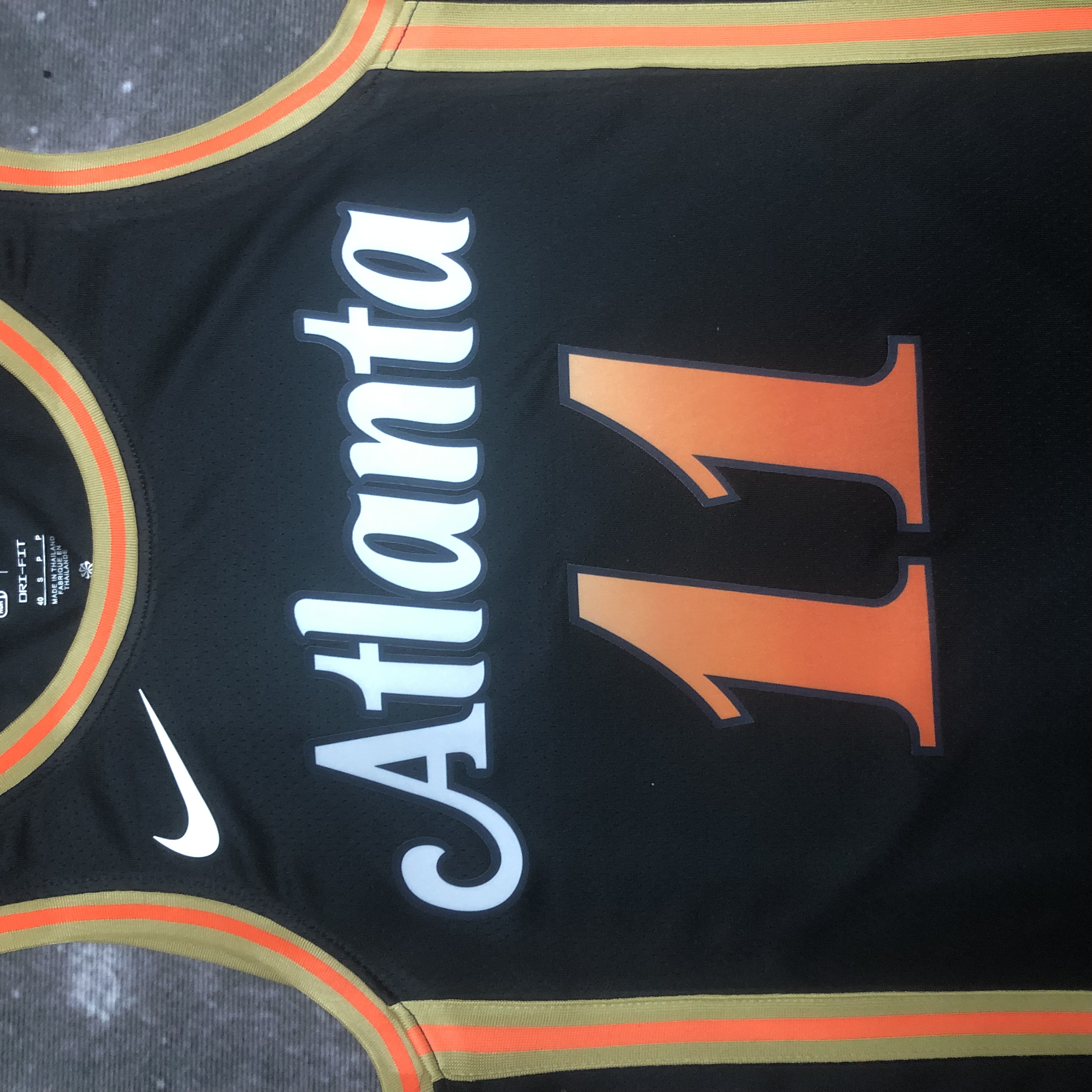 NBA Men 2023 Atlanta Hawks Black #11 YOUNG Jersey High Quality Name and Number Print - leoleo123123