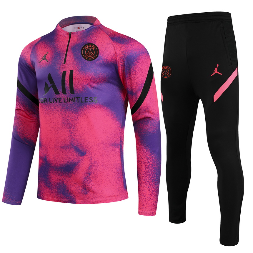 21/22 PSG Kids Pink Sweater Tracksuit Thai Quality - leoleo123123