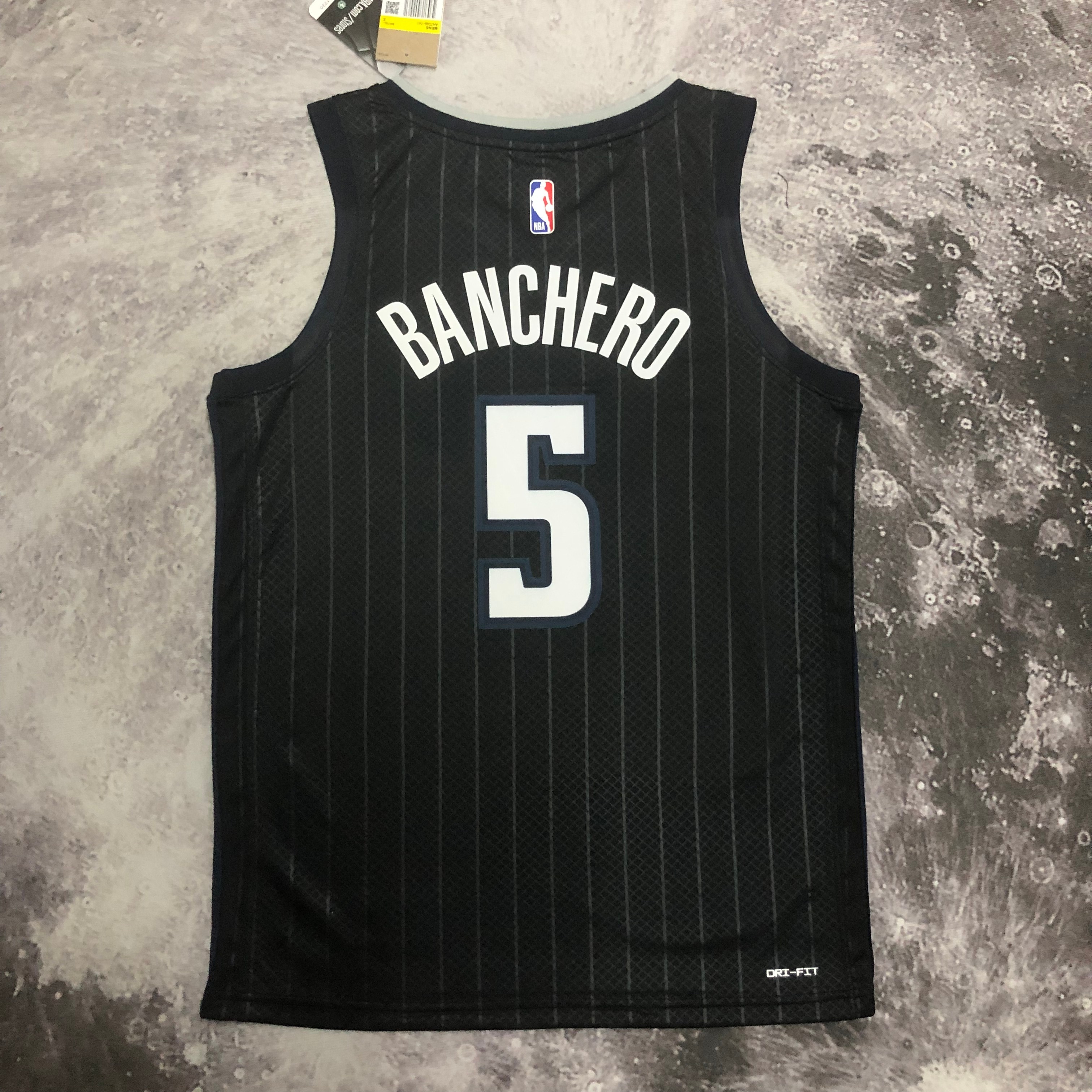 NBA Season 2023 Orlando Magic City Edition Black #5 BANCHERO Jersey High Quality Name and Number Print - leoleo123123