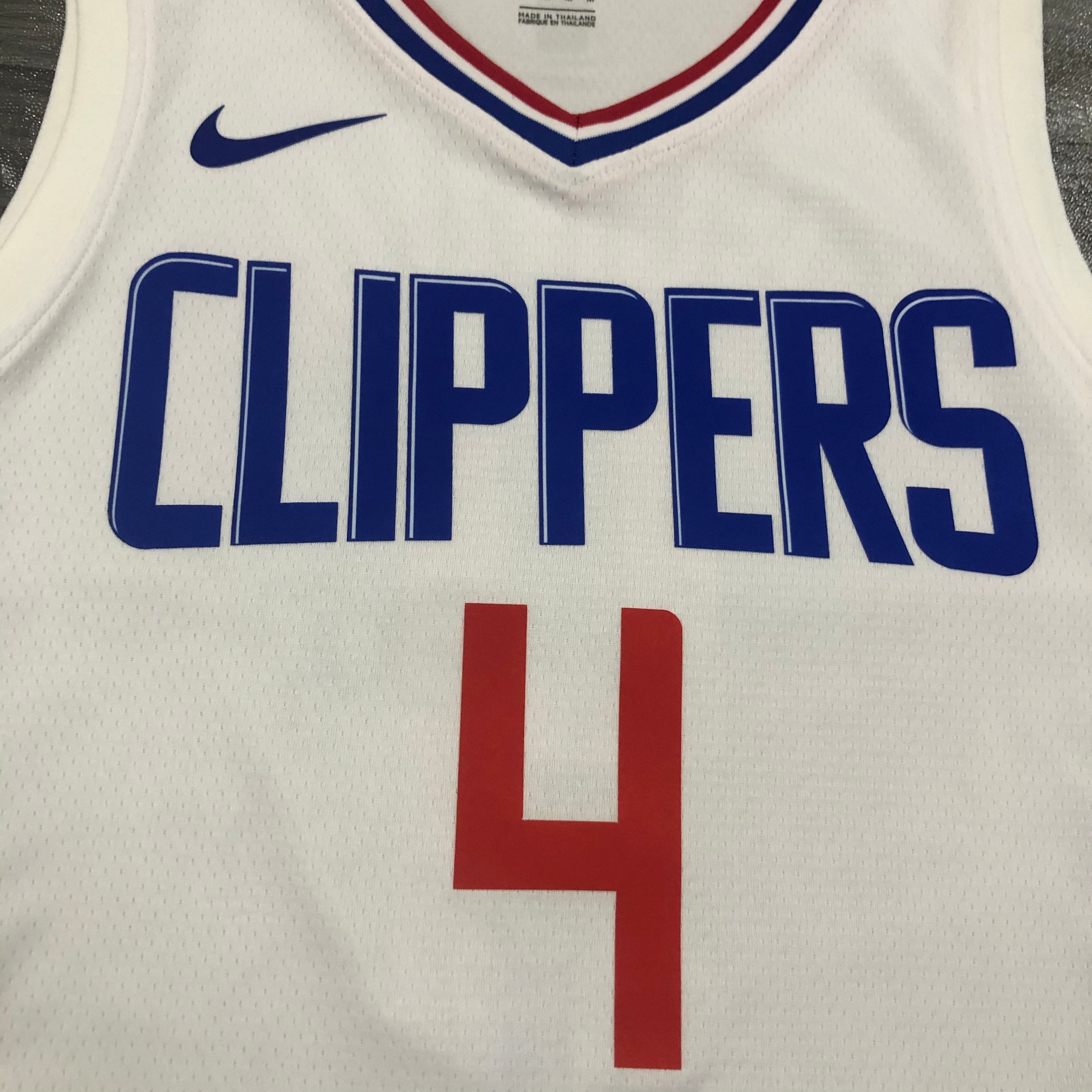 NBA Men Los Angeles Clippers White #4 RONDO Jersey High Quality Name and Number Print - leoleo123123