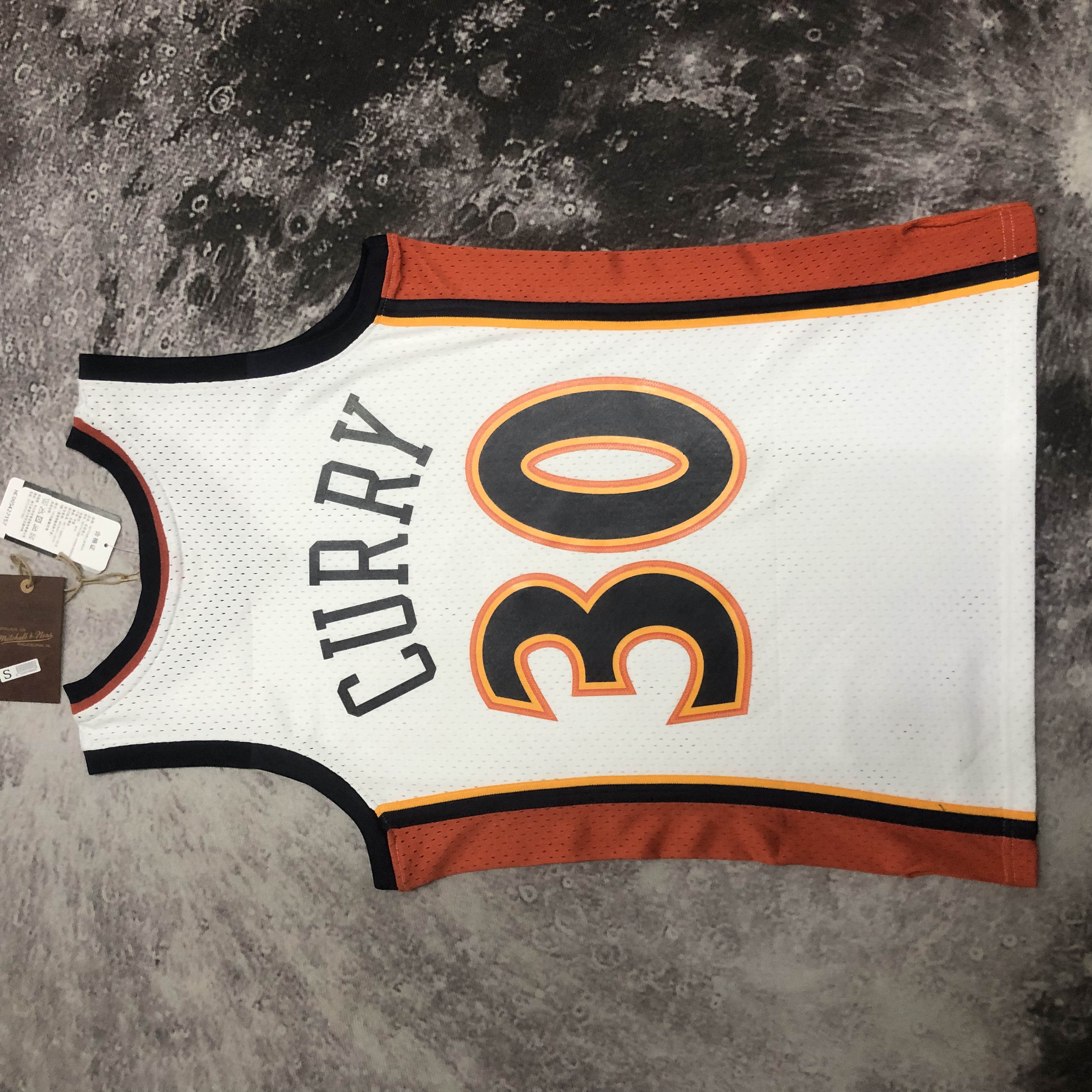 NBA Men Mitchell & Ness Youth 09-10 Golden State Warriors White #30 CURRY Swingman Jersey - leoleo123123