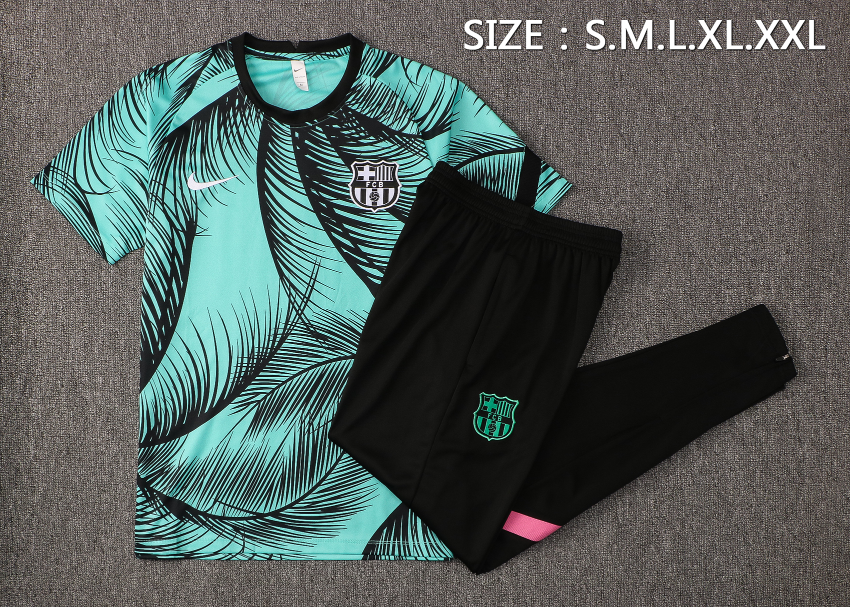 21-22 Barcelona Green Training Tracksuit Thai Quality - leoleo123123