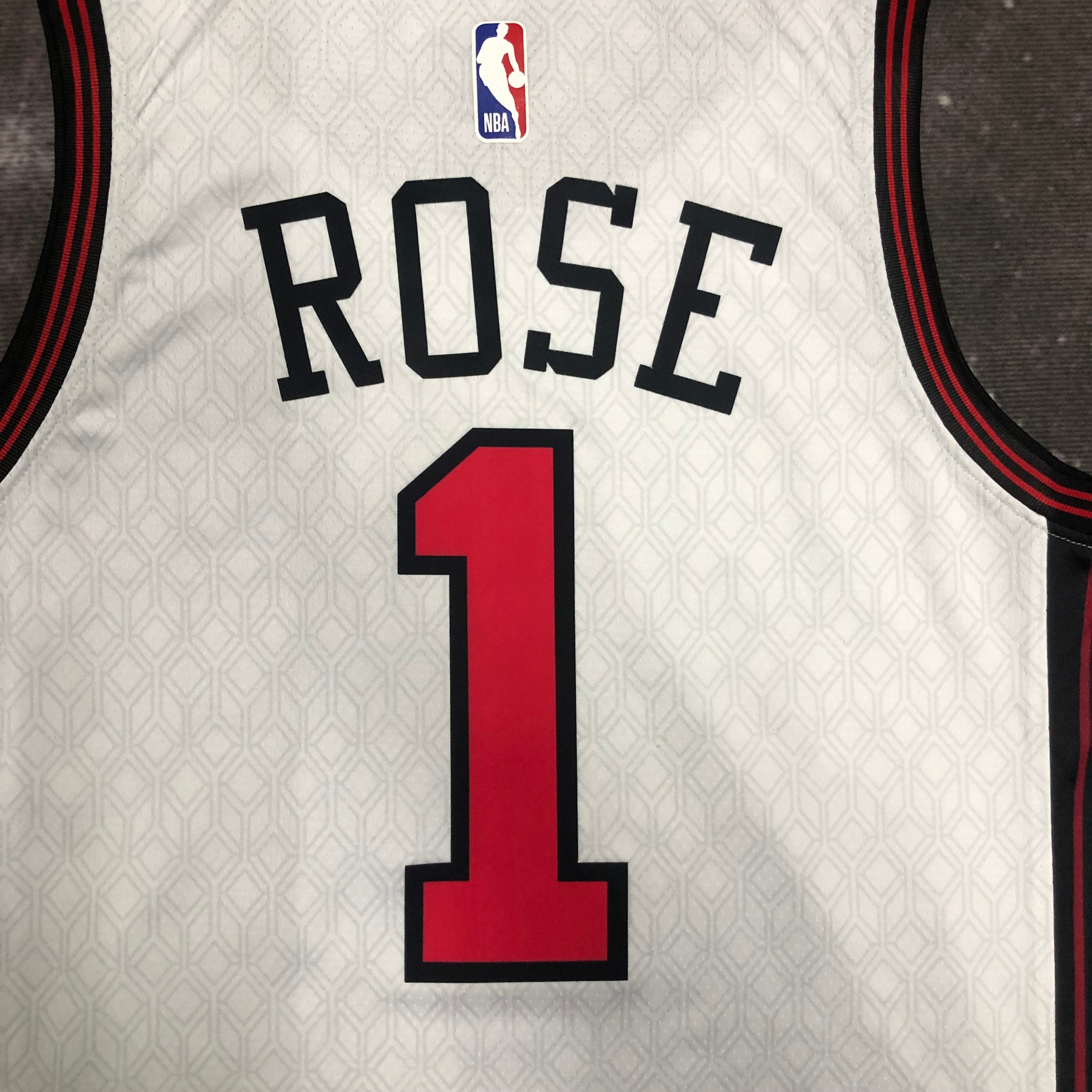 NBA Men 2023 Chicago Bulls City Version White #1 ROSE Jersey High Quality Name and Number Print - leoleo123123
