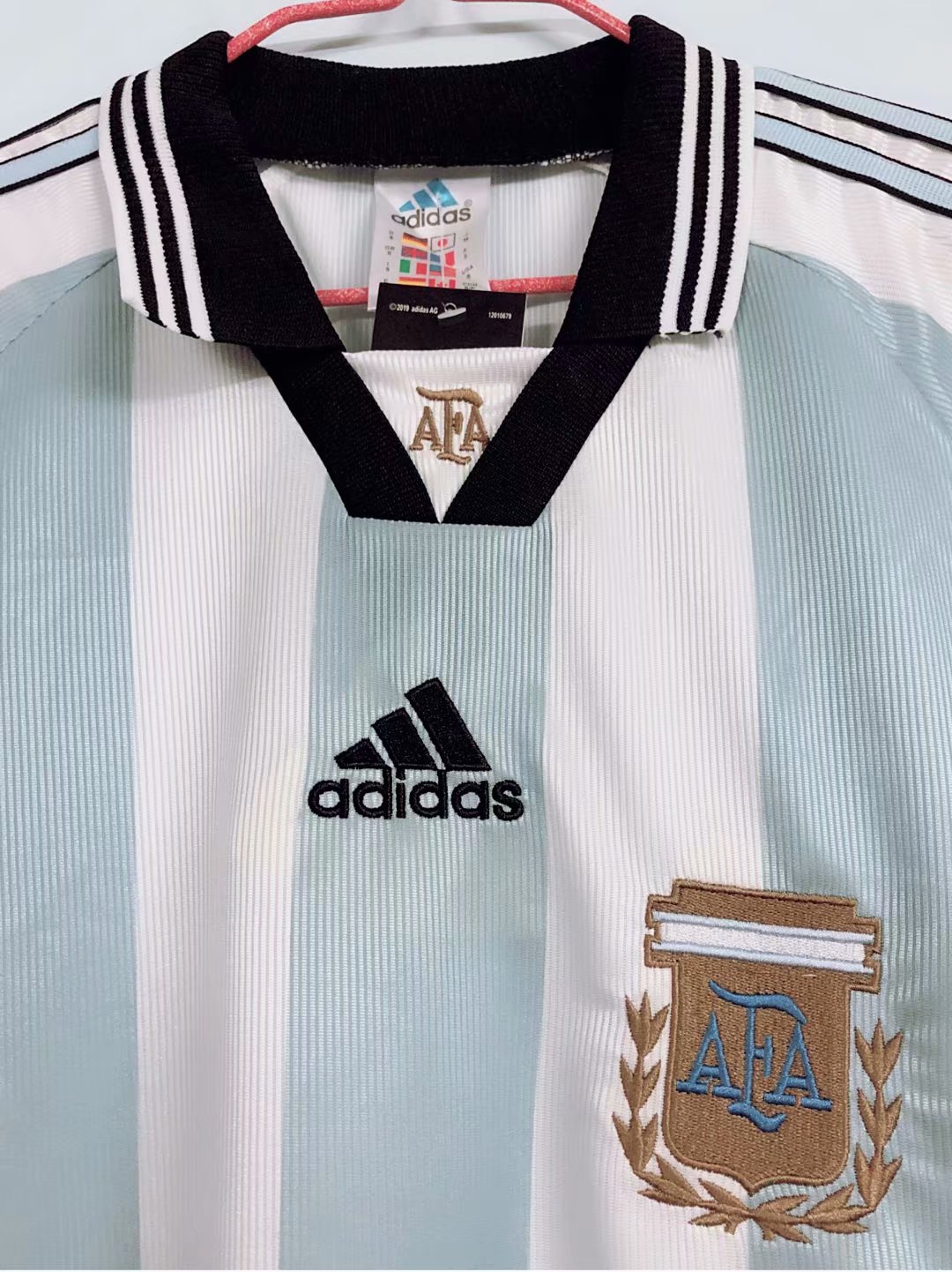 1998 Argentina Home Retro Jersye - leoleo123123