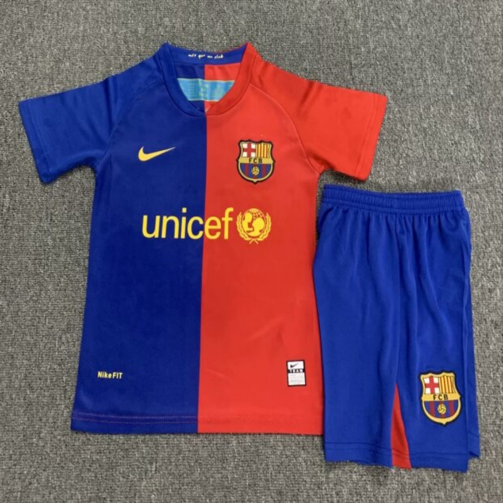 08/09 Barcelona Home Retro Kids Jersey - leoleo123123