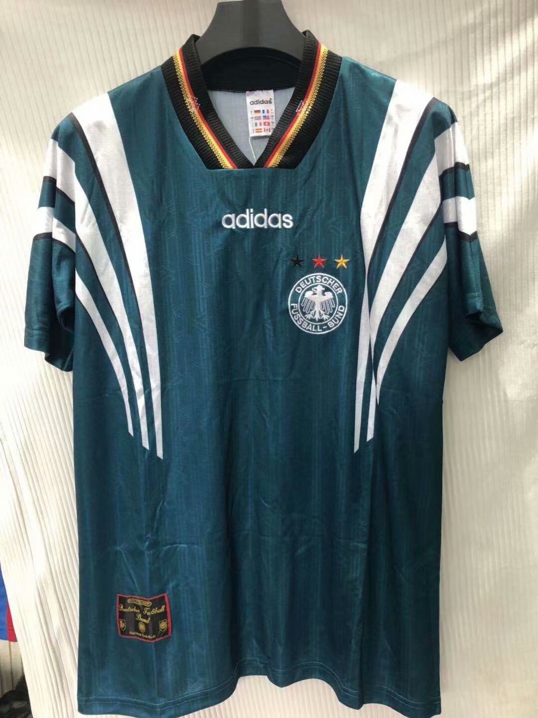 96 Germany Away Retro Jersey - leoleo123123