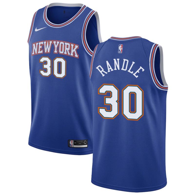 NBA Men New York Knicks Blue #30 RANDLE Jersey High Quality Name and Number Print - leoleo123123