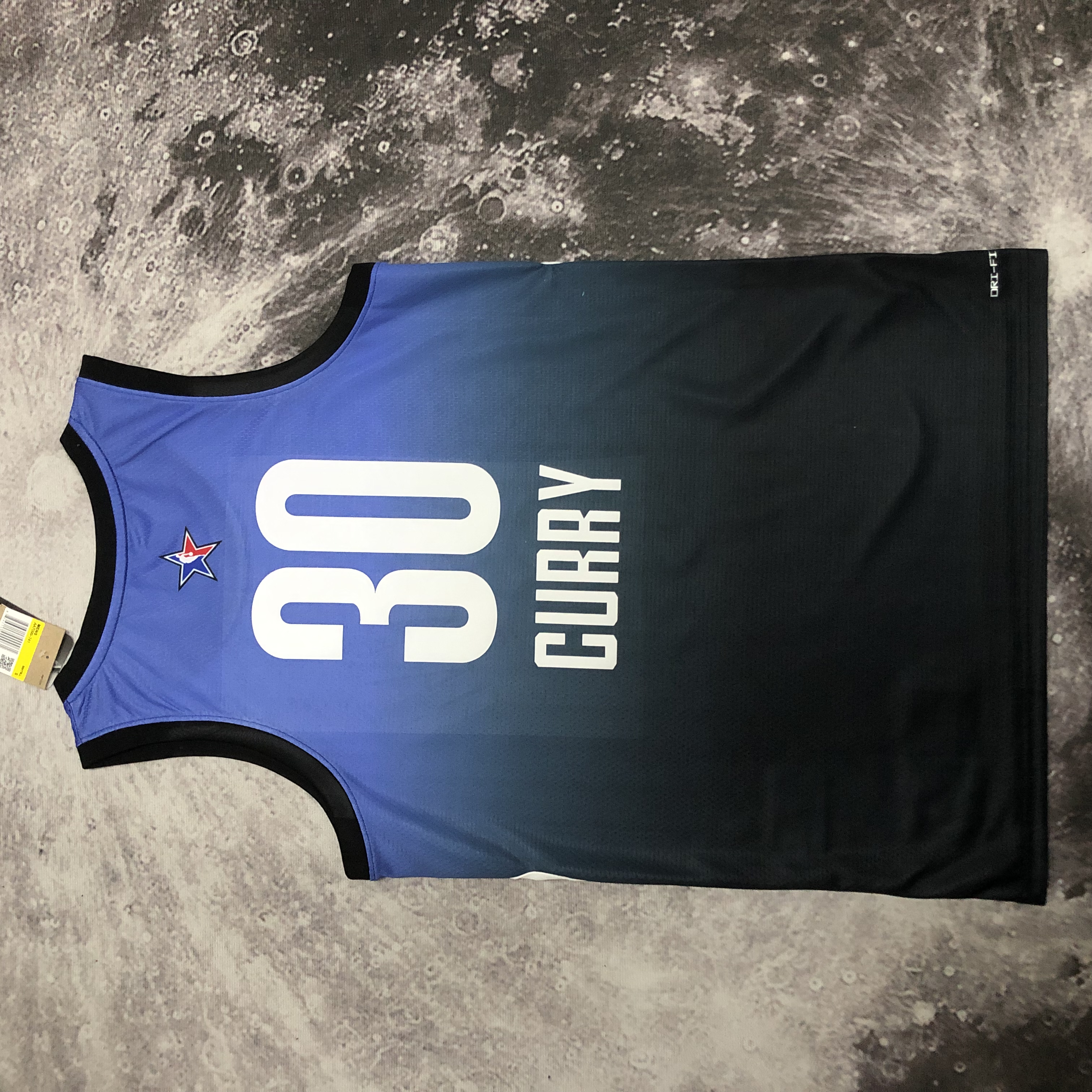 NBA Men 2023 All Stars Golden State Warriors Blue #30 CURRY Jersey High Quality Name and Number Print - leoleo123123