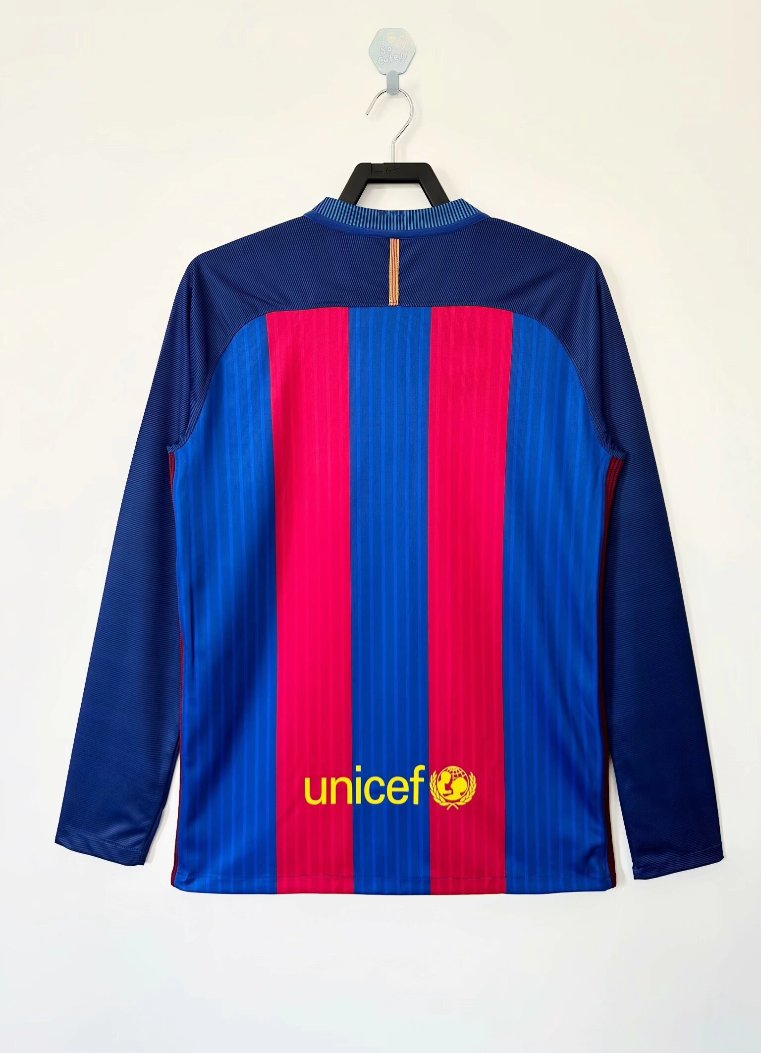 16/17 Barcelona Home Retro Jersey Long Sleeve - leoleo123123