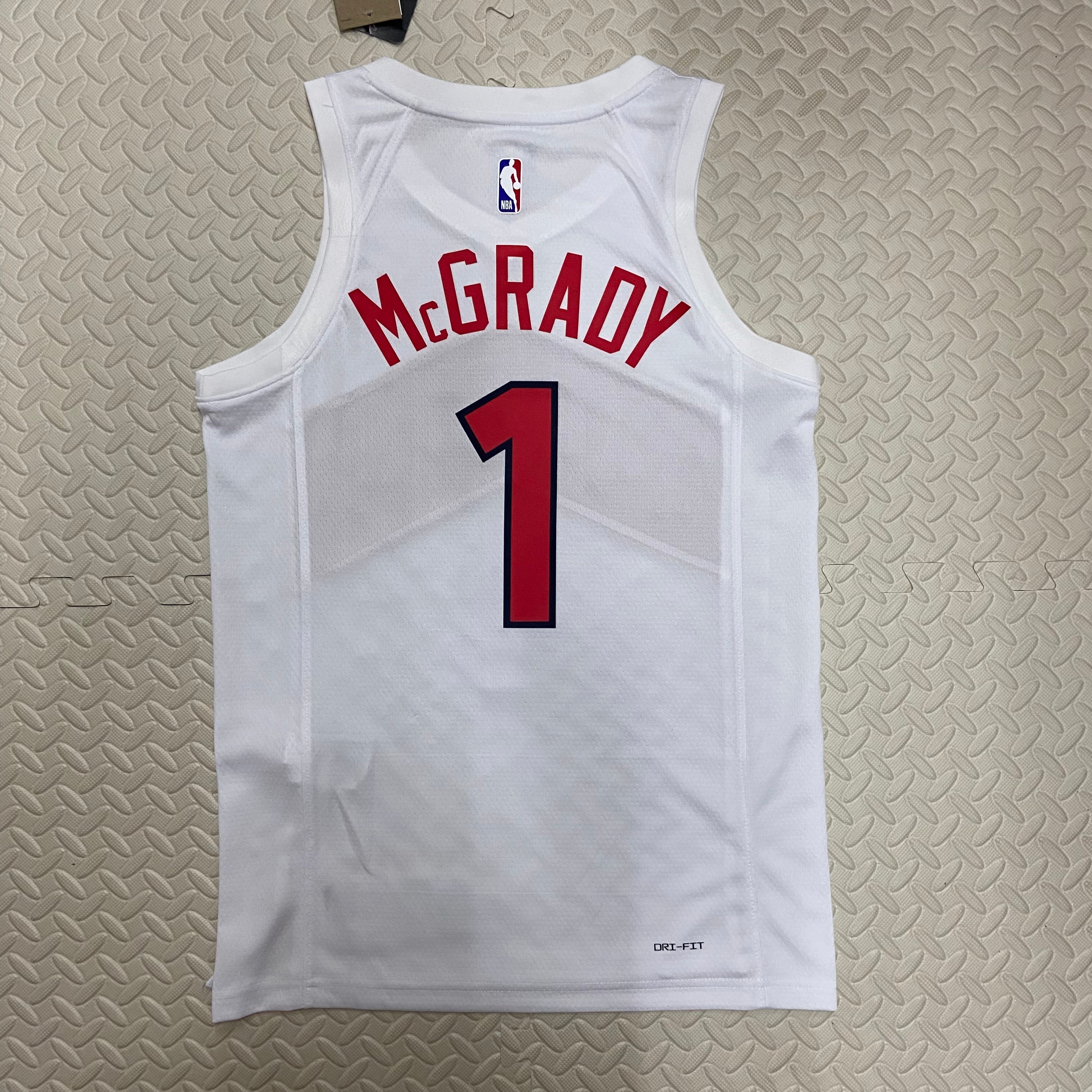 NBA Men Toronto Raptors White #1 McGRADY Jersey High Quality Name and Number Print - leoleo123123