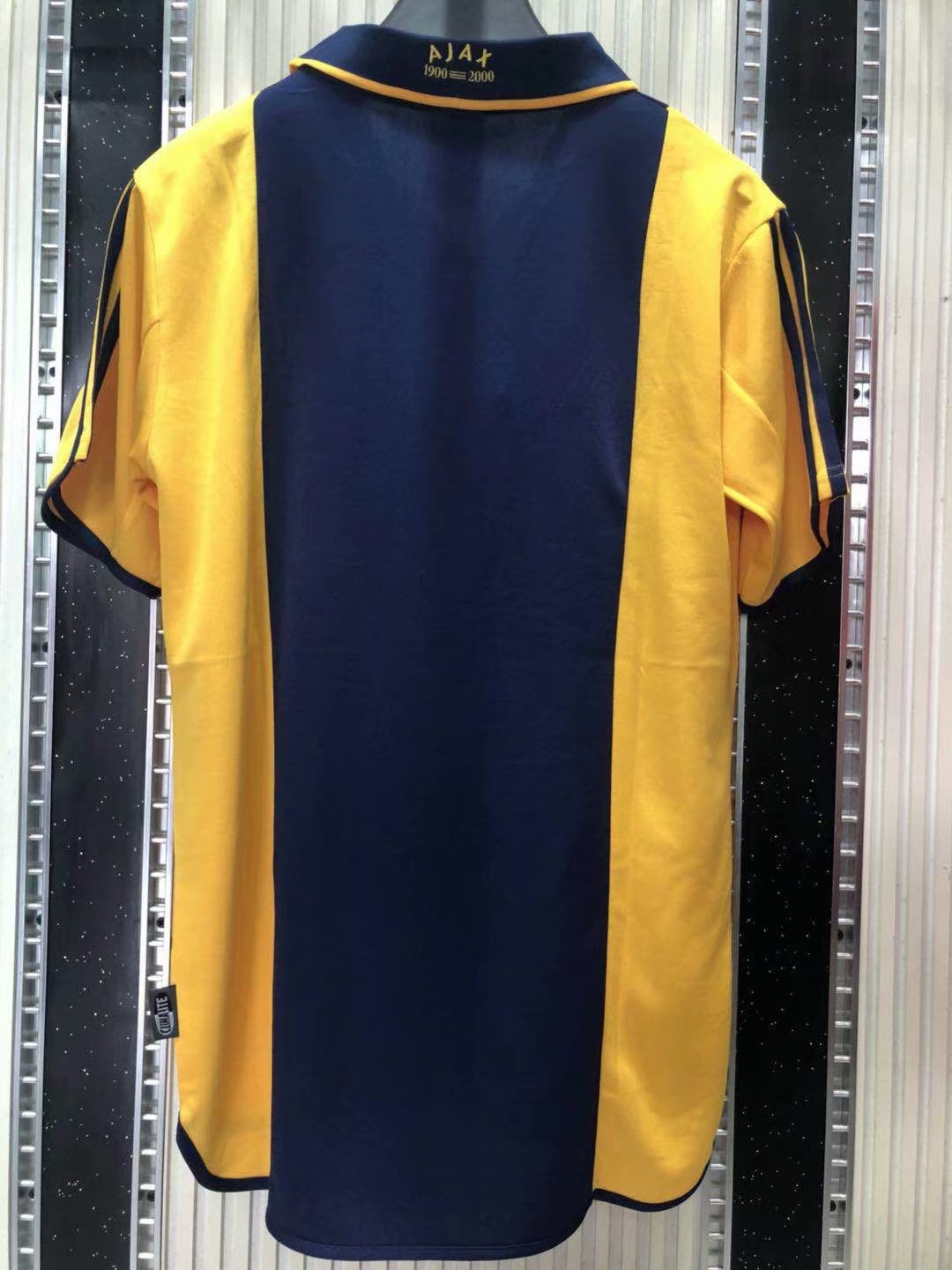 00/01 Ajax Yellow Retro Jersey - leoleo123123