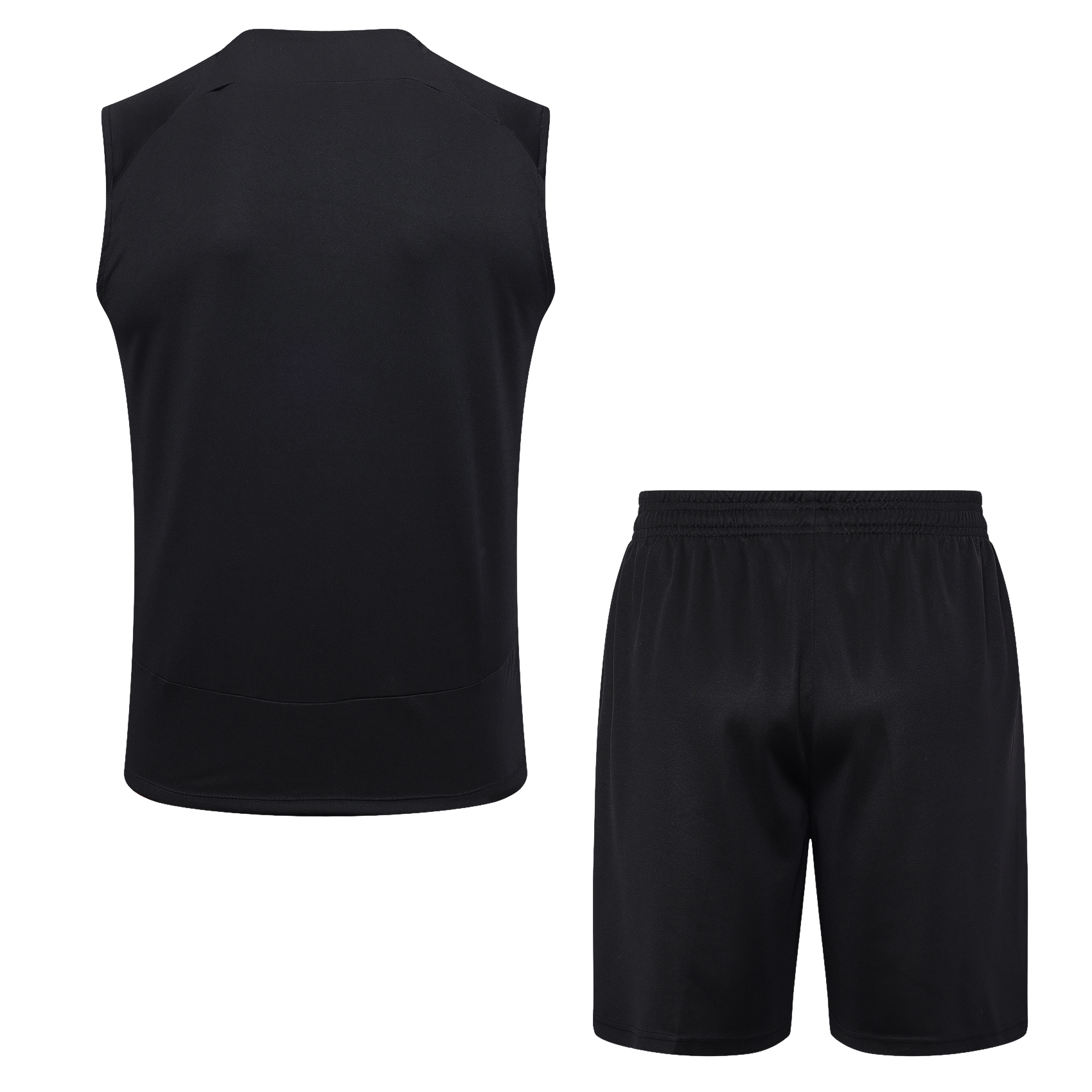 23/24 Corinthians Black Vest and Short Pant Training Set - Training Tracksuit - leoleo123123
