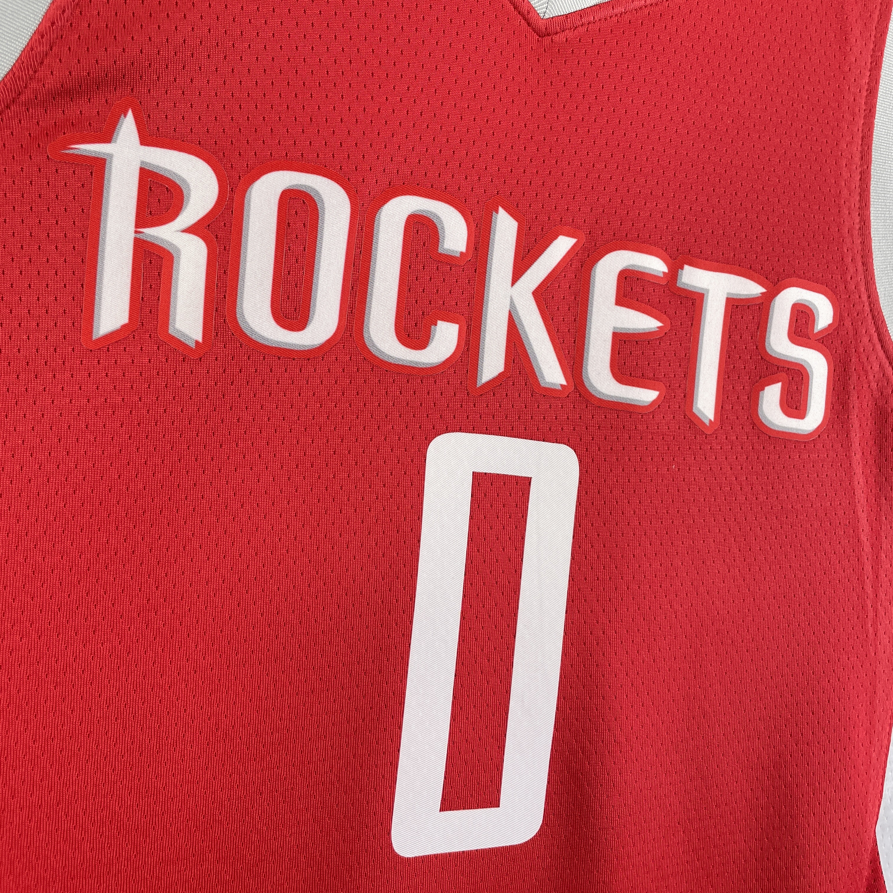 NBA Men 2019 Houston Rockets Red #0 WESTBROOK Classics Swingman Jersey - leoleo123123