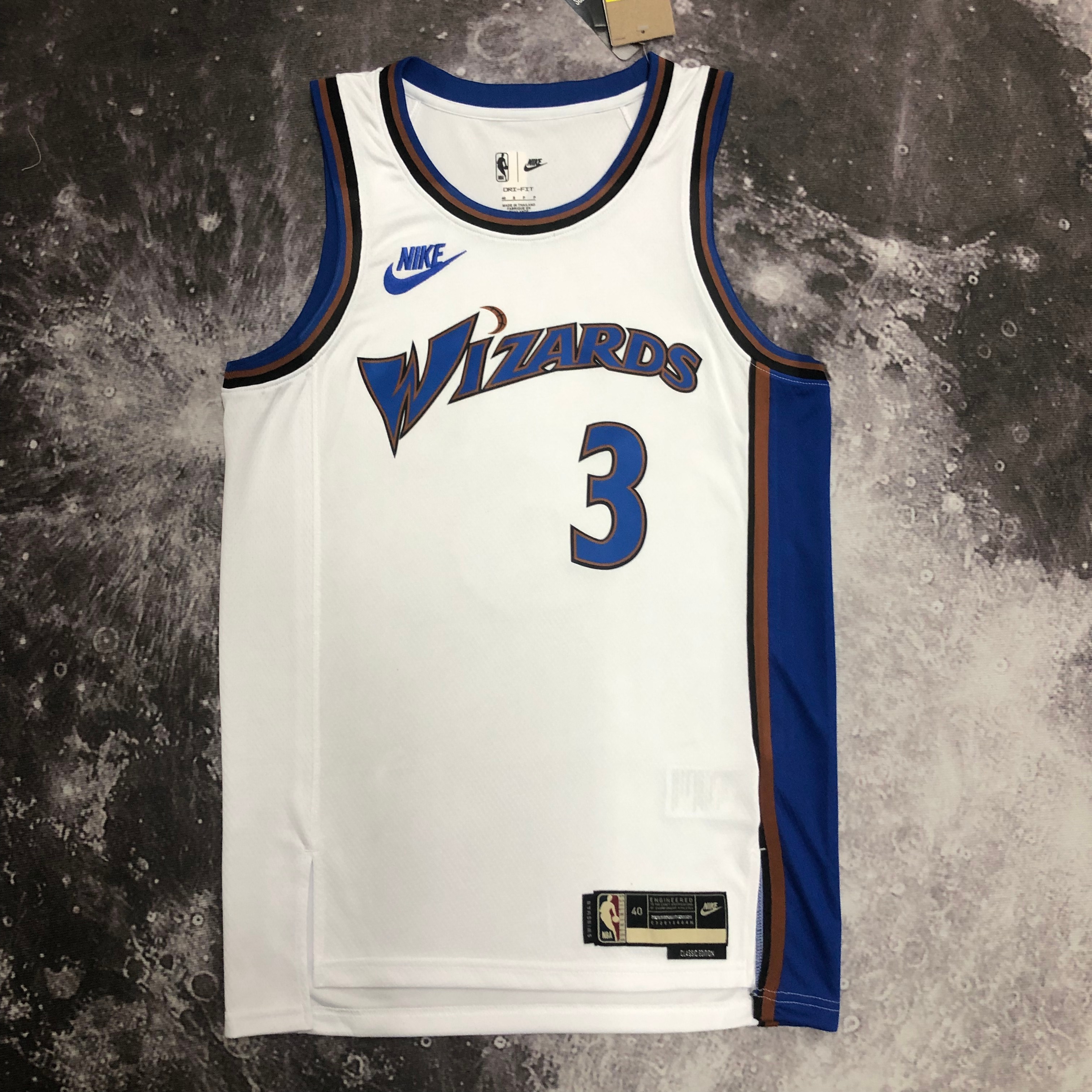 NBA Men Season 2023 Washington Wizards White Retro #3 BEAL Jersey High Quality Name and Number Print - leoleo123123