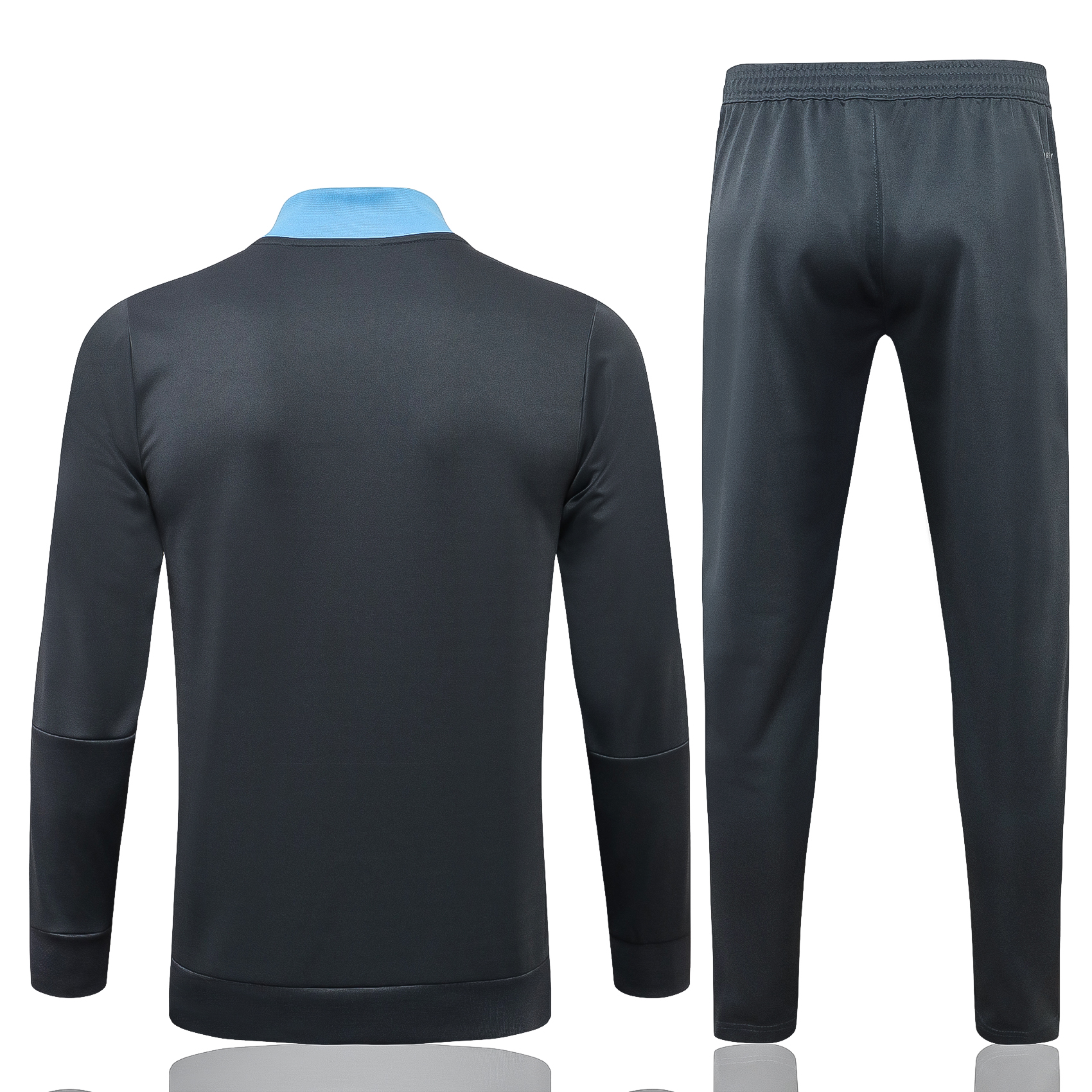 21-22 Real Madrid Dark Grey Jacket Tracksuit Thai Quality - leoleo123123