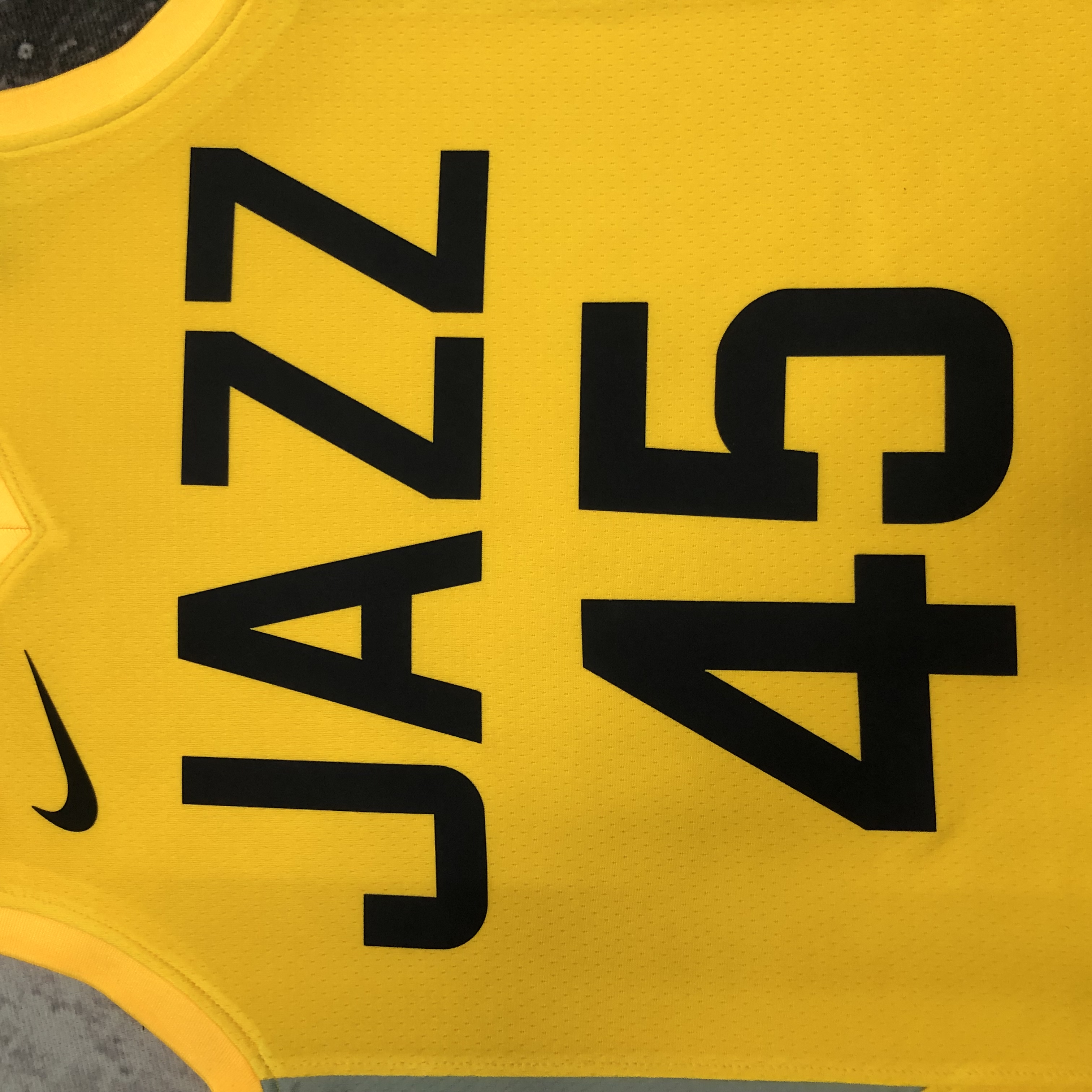 NBA 2023 Men Utah Jazz Yellow #45 MITCHELL Jersey High Quality Name and Number Print - leoleo123123