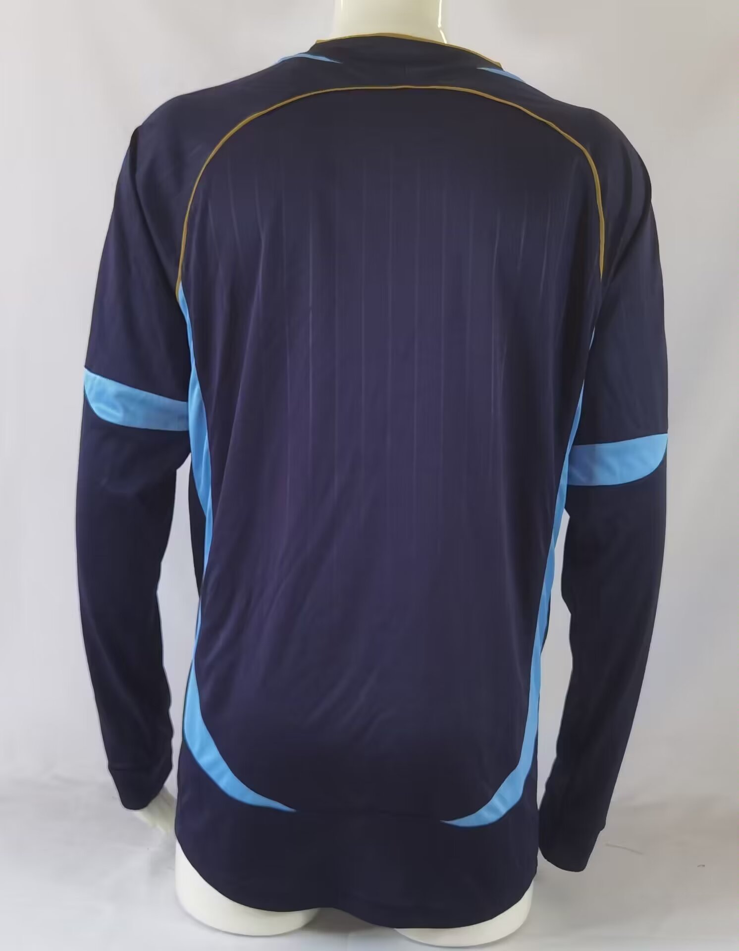 2006 Argentina Away Retro Jersey Long Sleeve Fans Version - leoleo123123