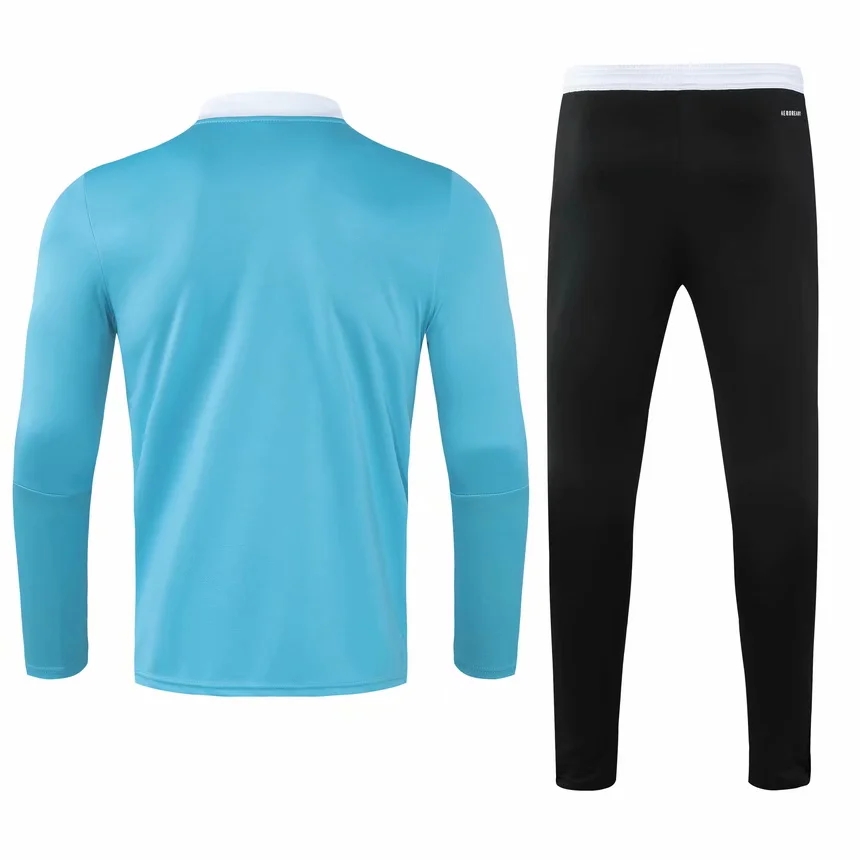 21-22 Real Madrid Blue Sweater Tracksuit Thai Quality - leoleo123123