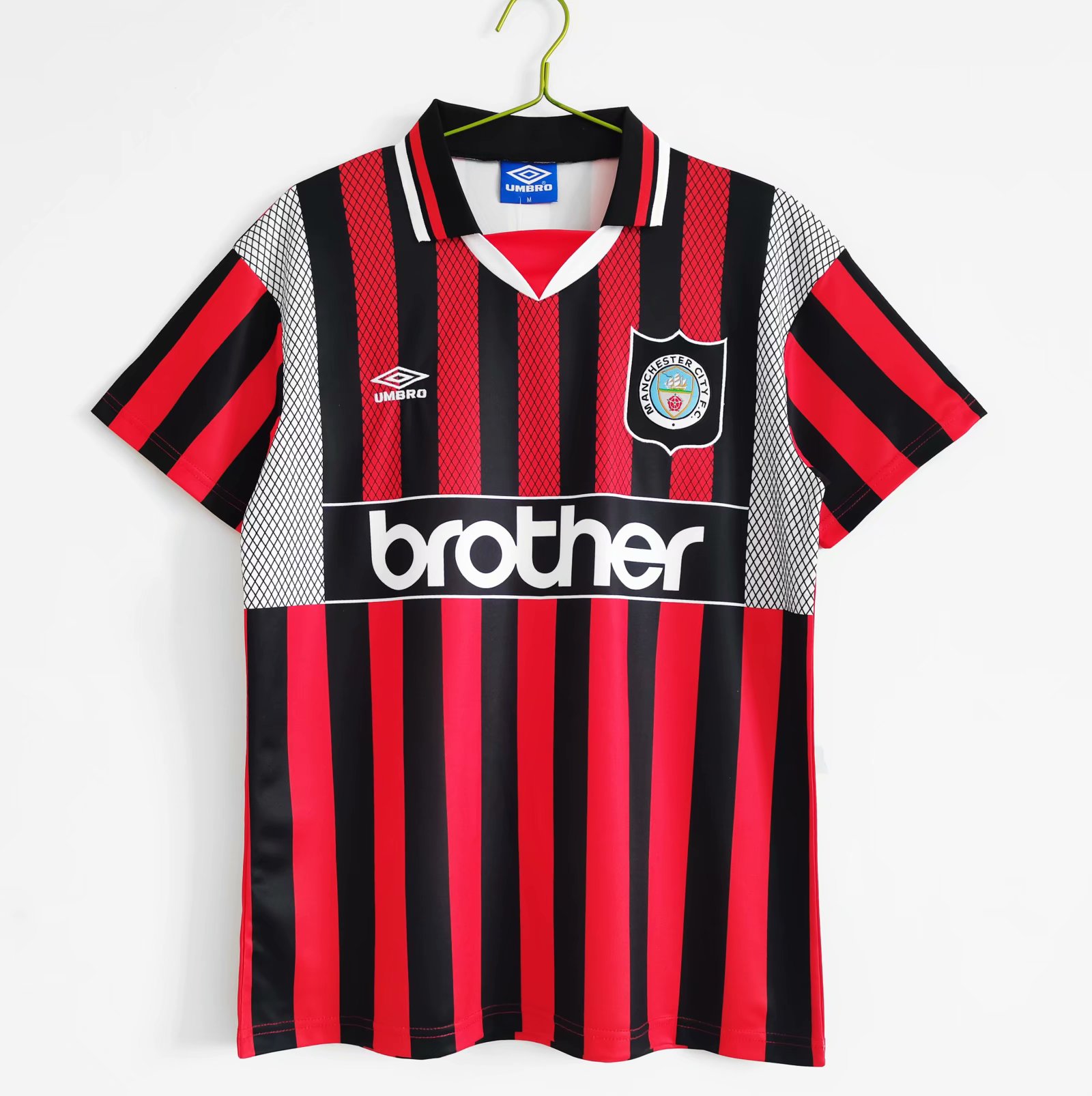 94/96 Manchester City Away Retro Jersey - leoleo123123