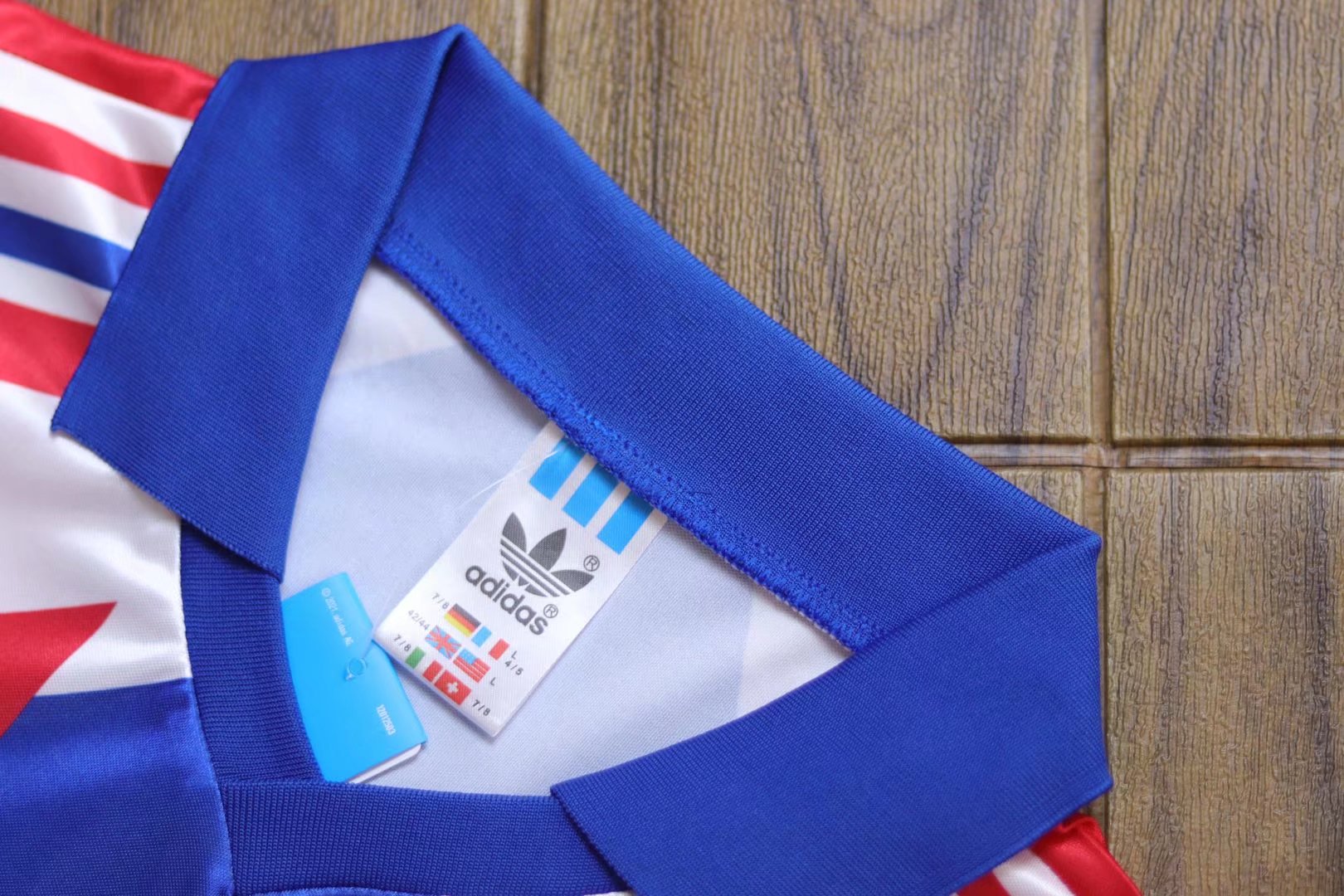 88/90 France Home Retro Jersey Long Sleeve - leoleo123123