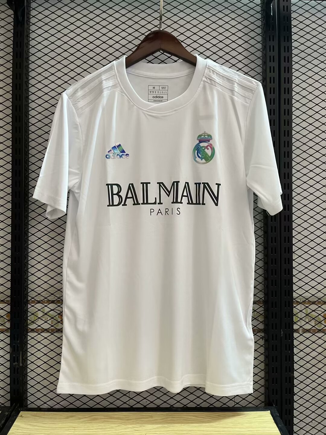 2023 Real Madrid BALMAIN Special Jersey White Color Thai Quality - leoleo123123
